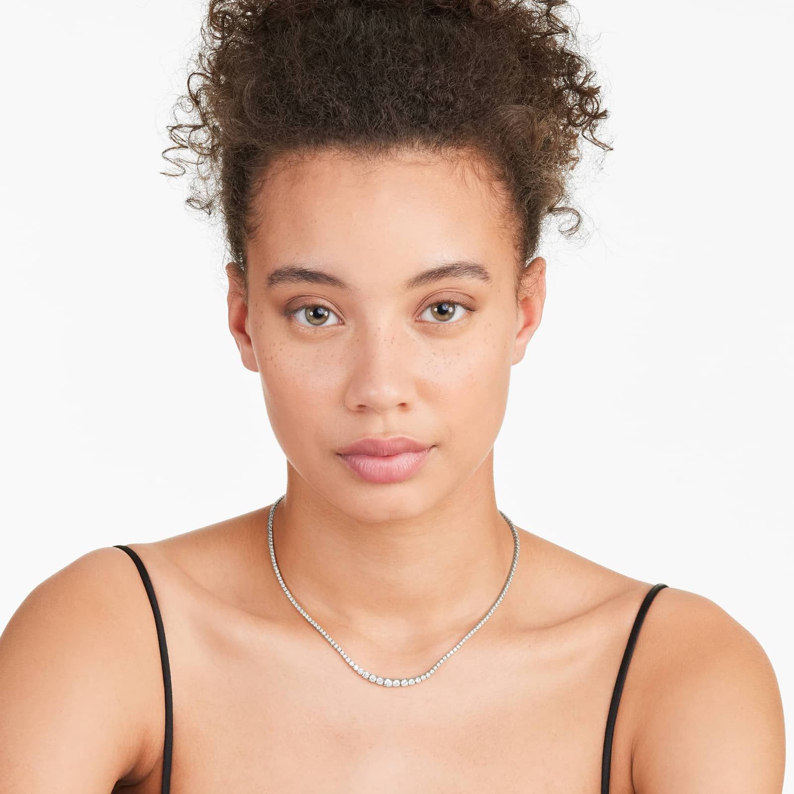 14K White Gold Riviera Tennis Necklace (7.00 CTW)