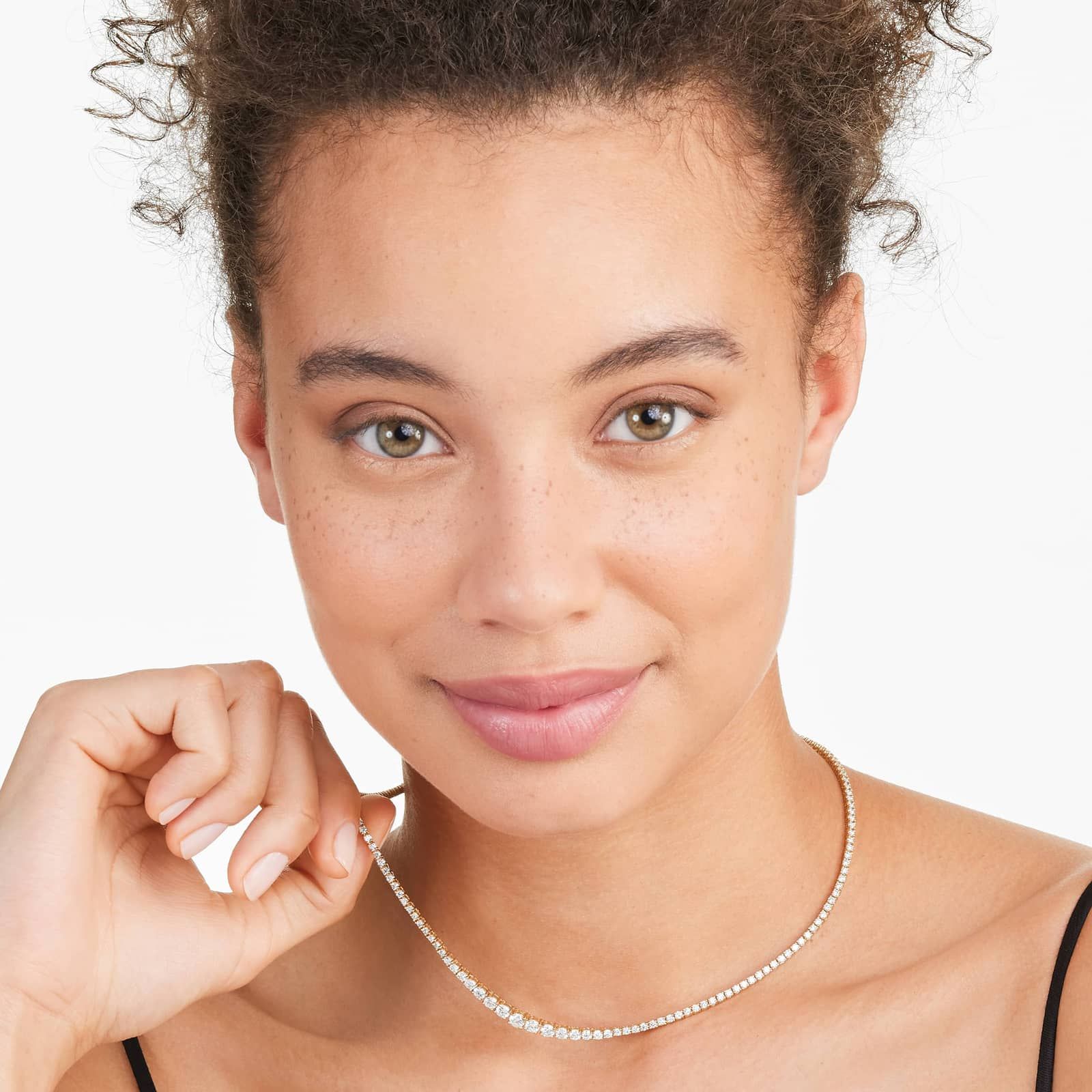 14K Yellow Gold Riviera Tennis Necklace (7.00 CTW)