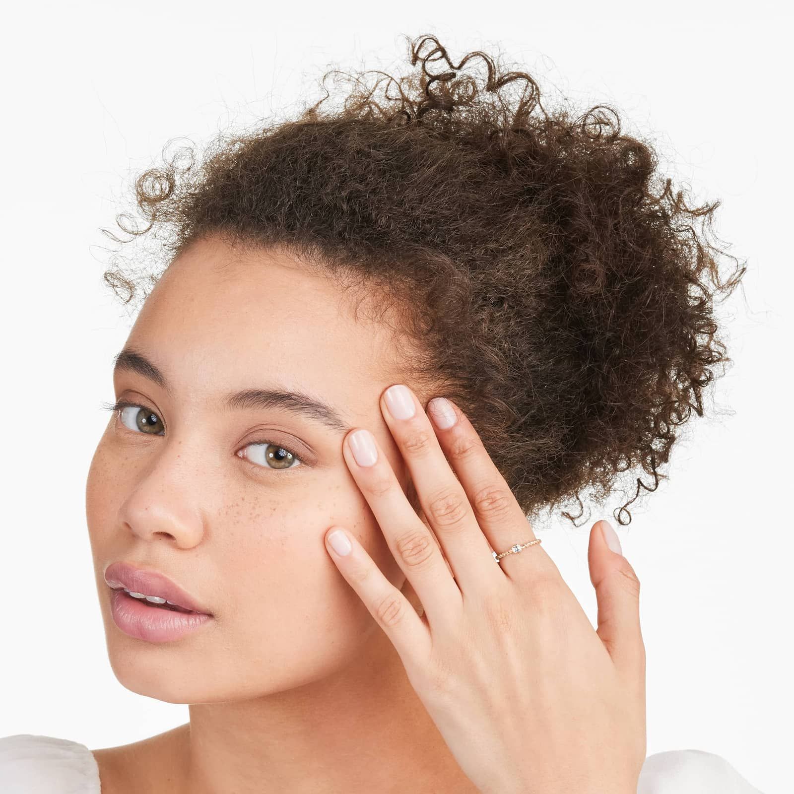 Asscher Cut Diamond Solitaire Cable Ring In 14K Rose Gold