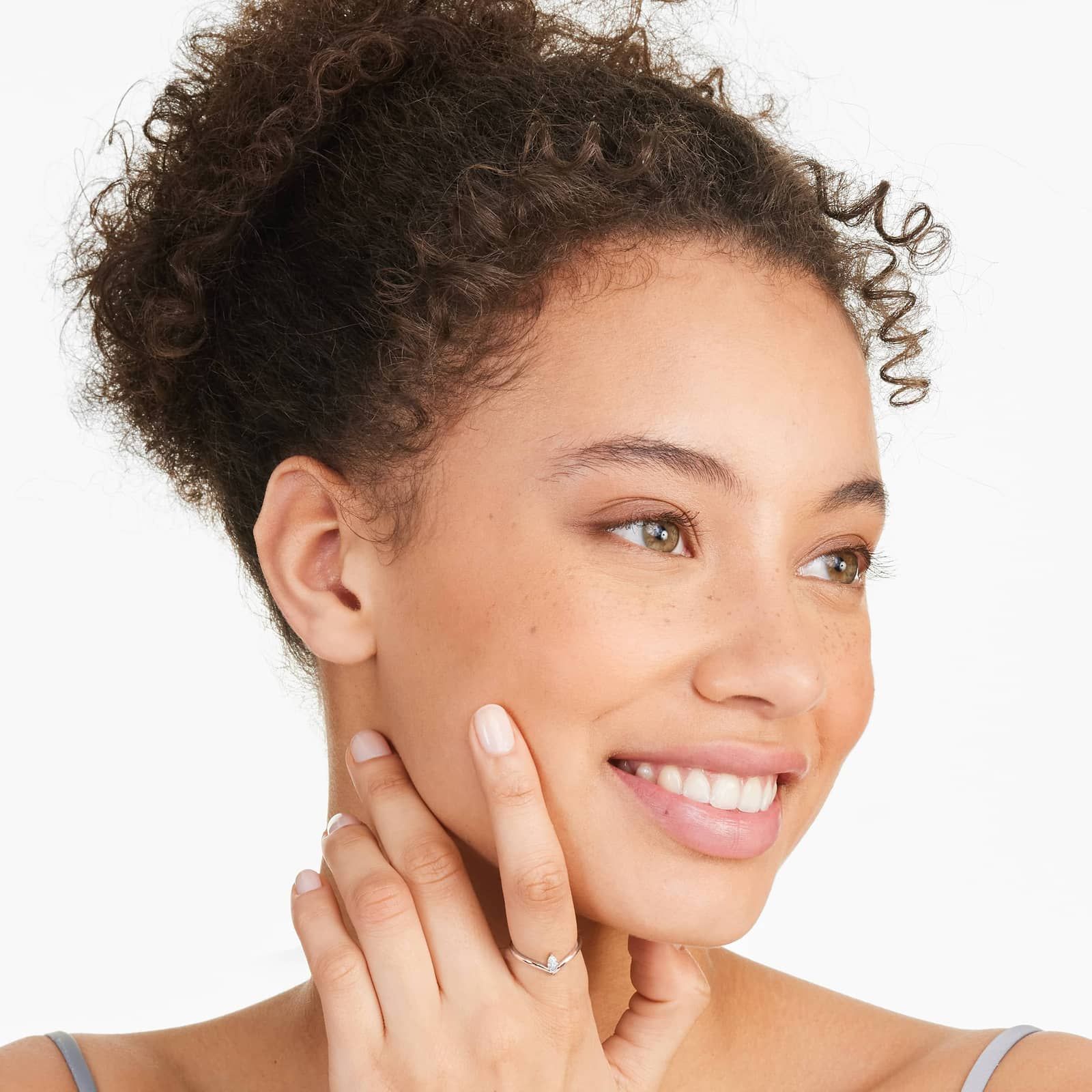 Marquise Cut Diamond Pinnacle Ring In 14K Rose Gold