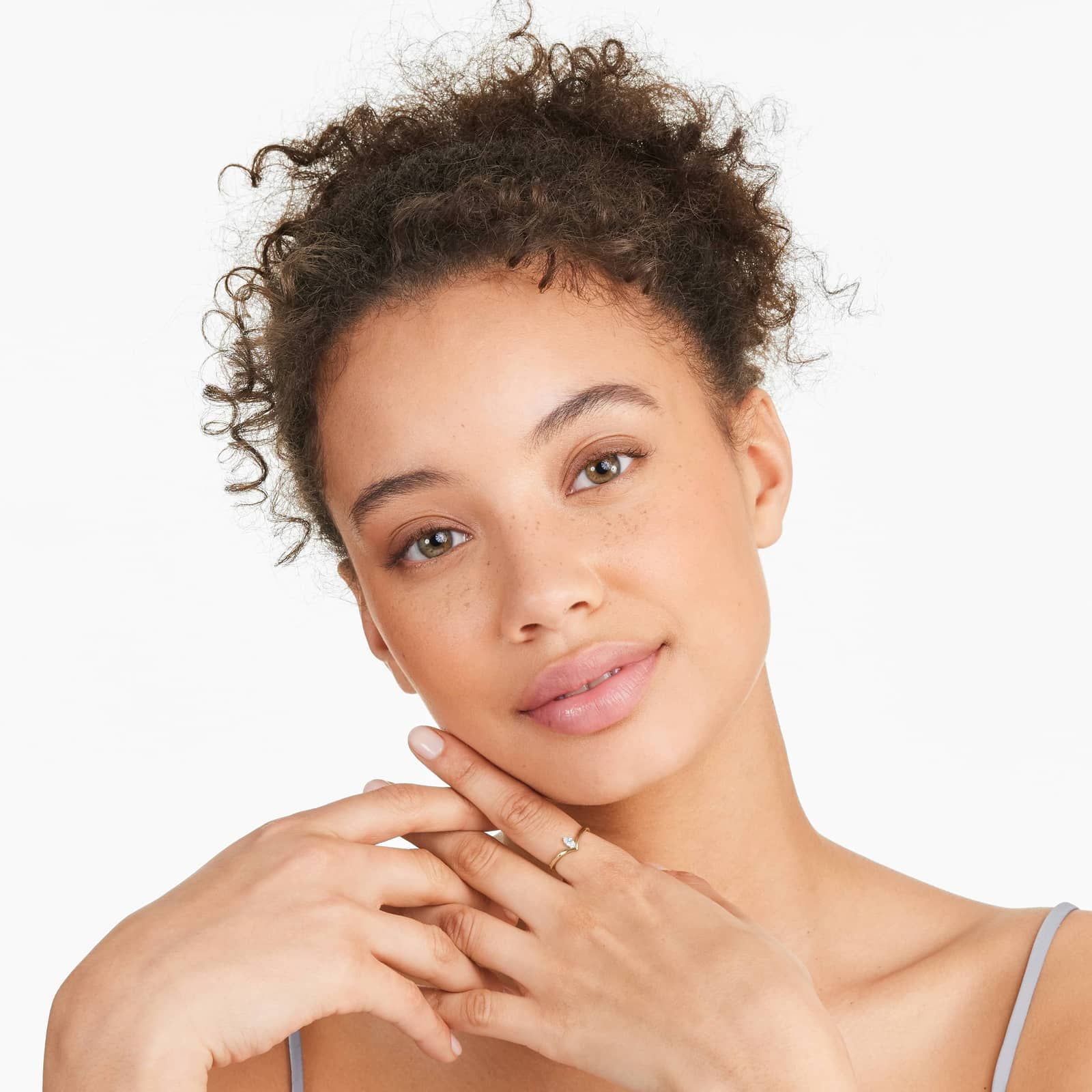 Marquise Cut Diamond Pinnacle Ring In 14K Yellow Gold