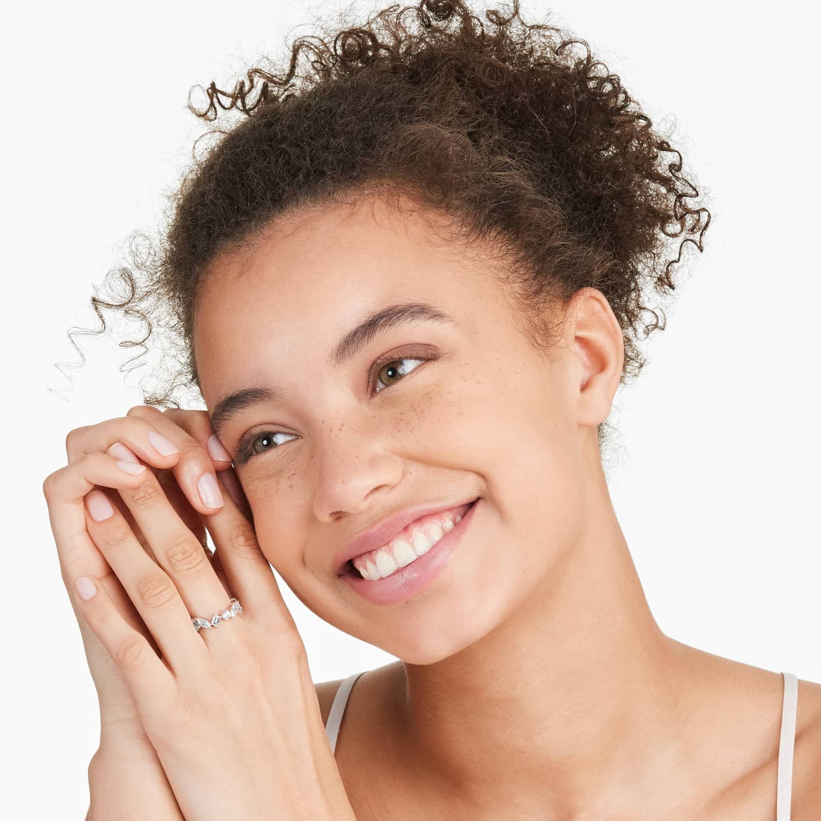 Fancy Mixed Diamond Ring In 14K Rose Gold