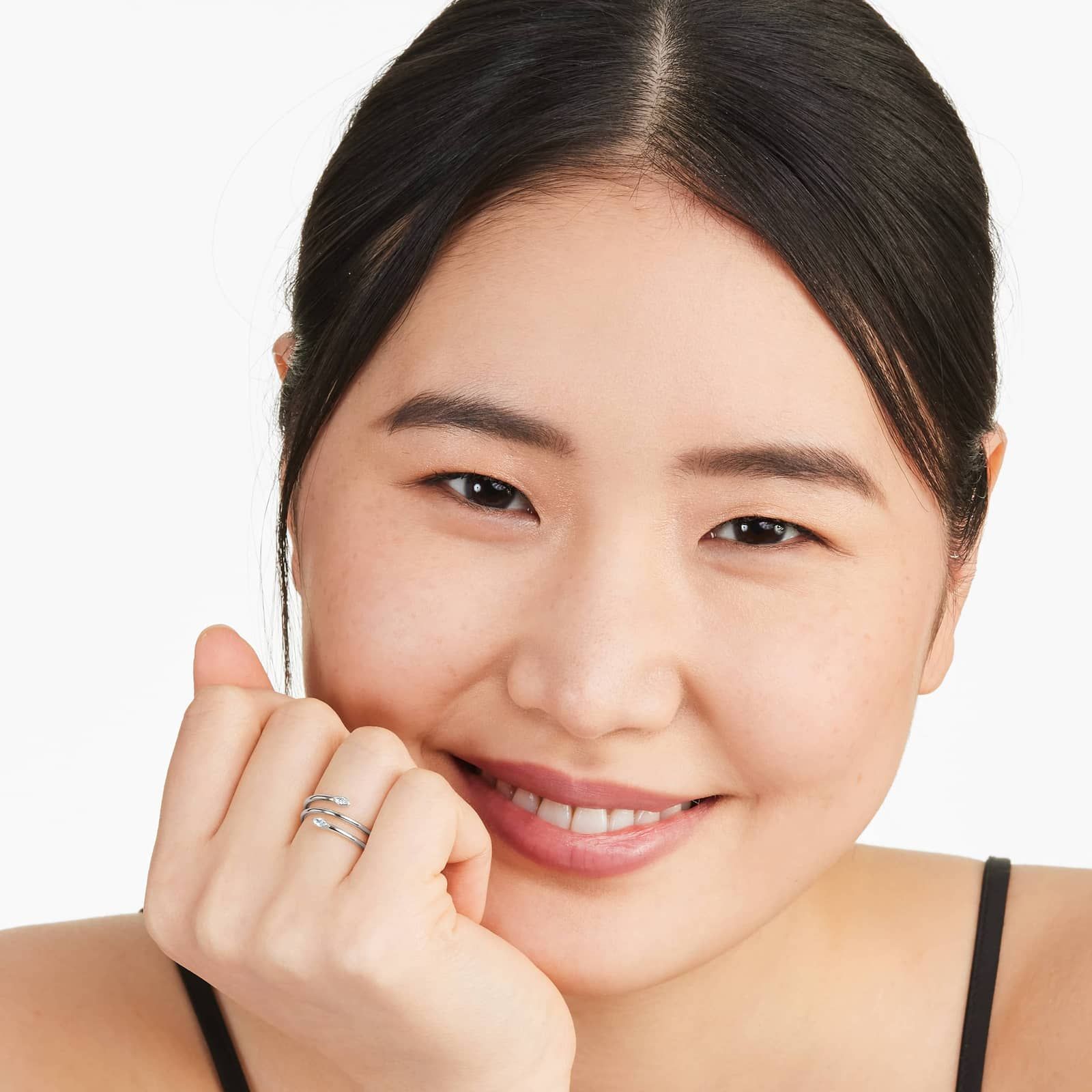 Marquise Cut Diamond Wrap Ring In 14K White Gold