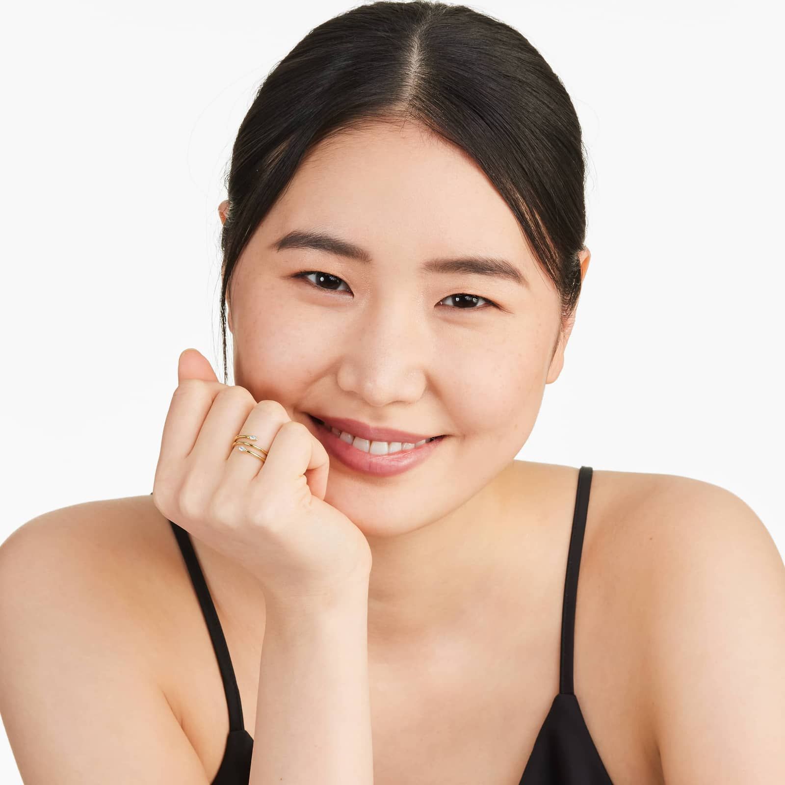 Marquise Cut Diamond Wrap Ring In 14K Yellow Gold