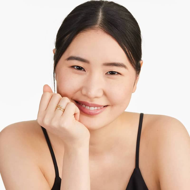 Marquise Cut Diamond Wrap Ring In 14K Yellow Gold