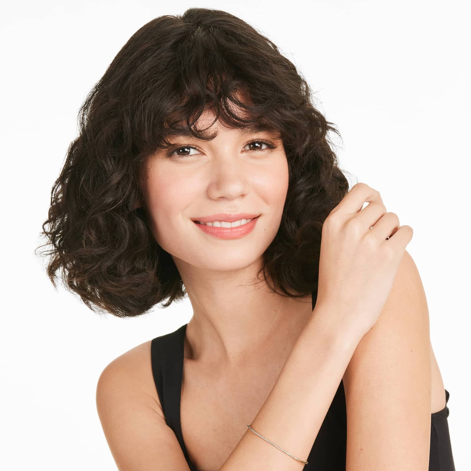 Petite Cuff Diamond Bracelet In 14K Yellow Gold