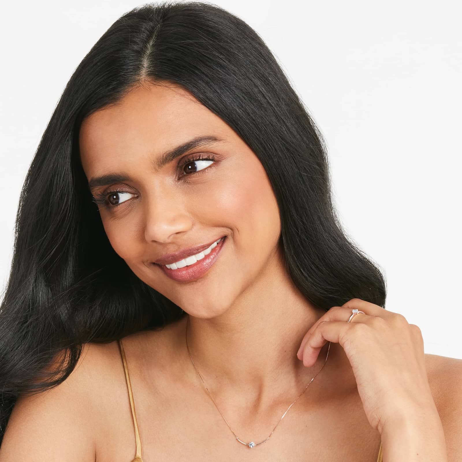 Lab-Grown Diamond Solitaire Ring In 14K Rose Gold