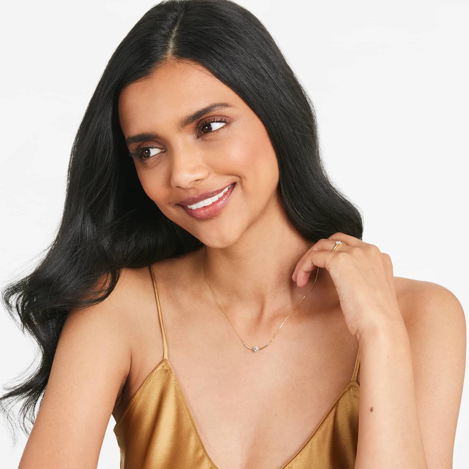 Lab-Grown Diamond Solitaire Ring In 14K Yellow Gold