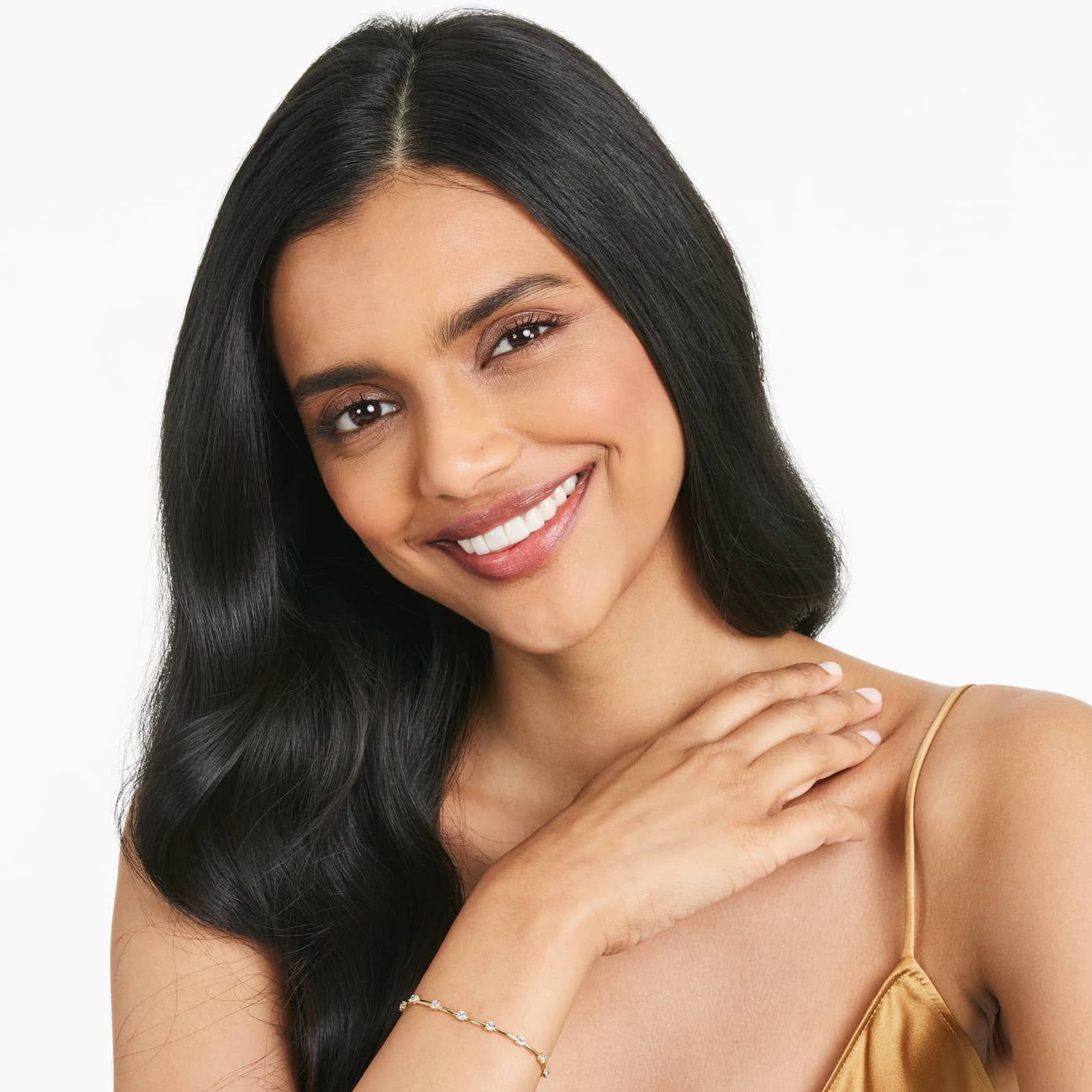 Station Dash Lab-Grown Diamond Bracelet In 14K Yellow Gold