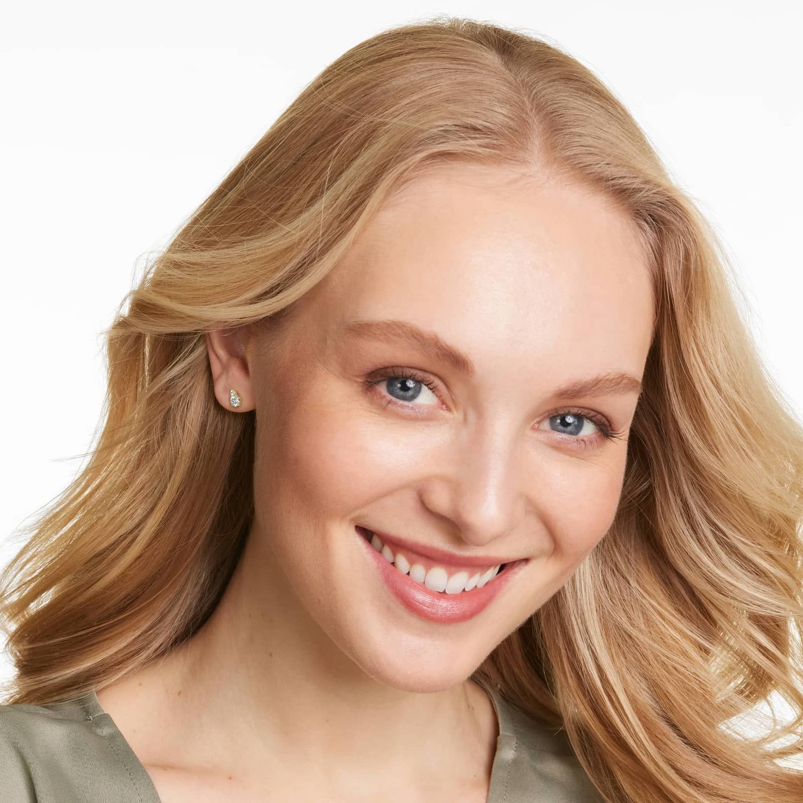 Cosmos Diamond Stud Earrings In 14K Yellow Gold