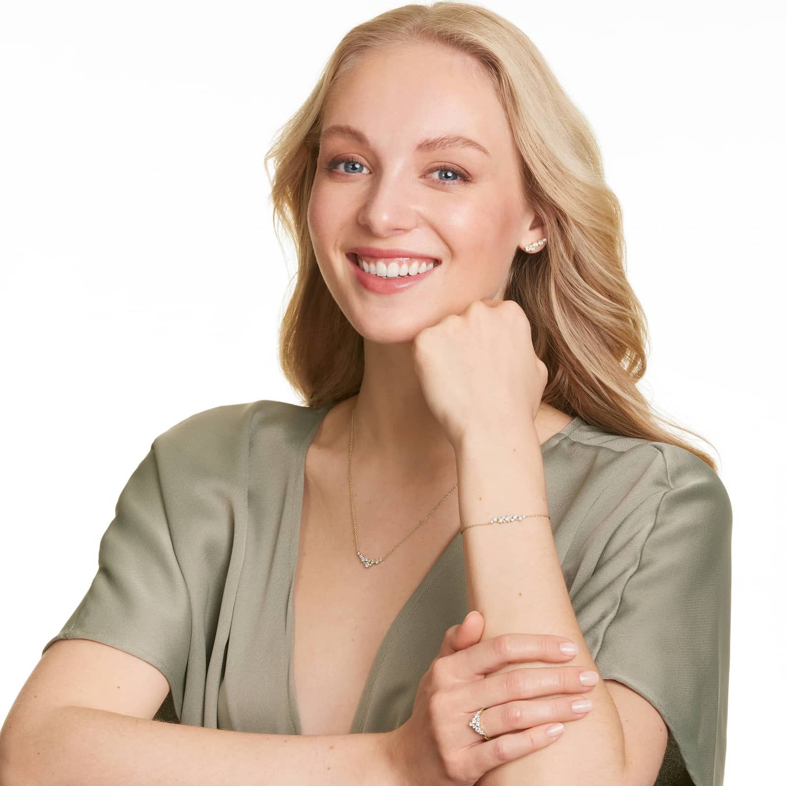 Cosmos Lab-Grown Diamond Necklace In 14K Yellow Gold