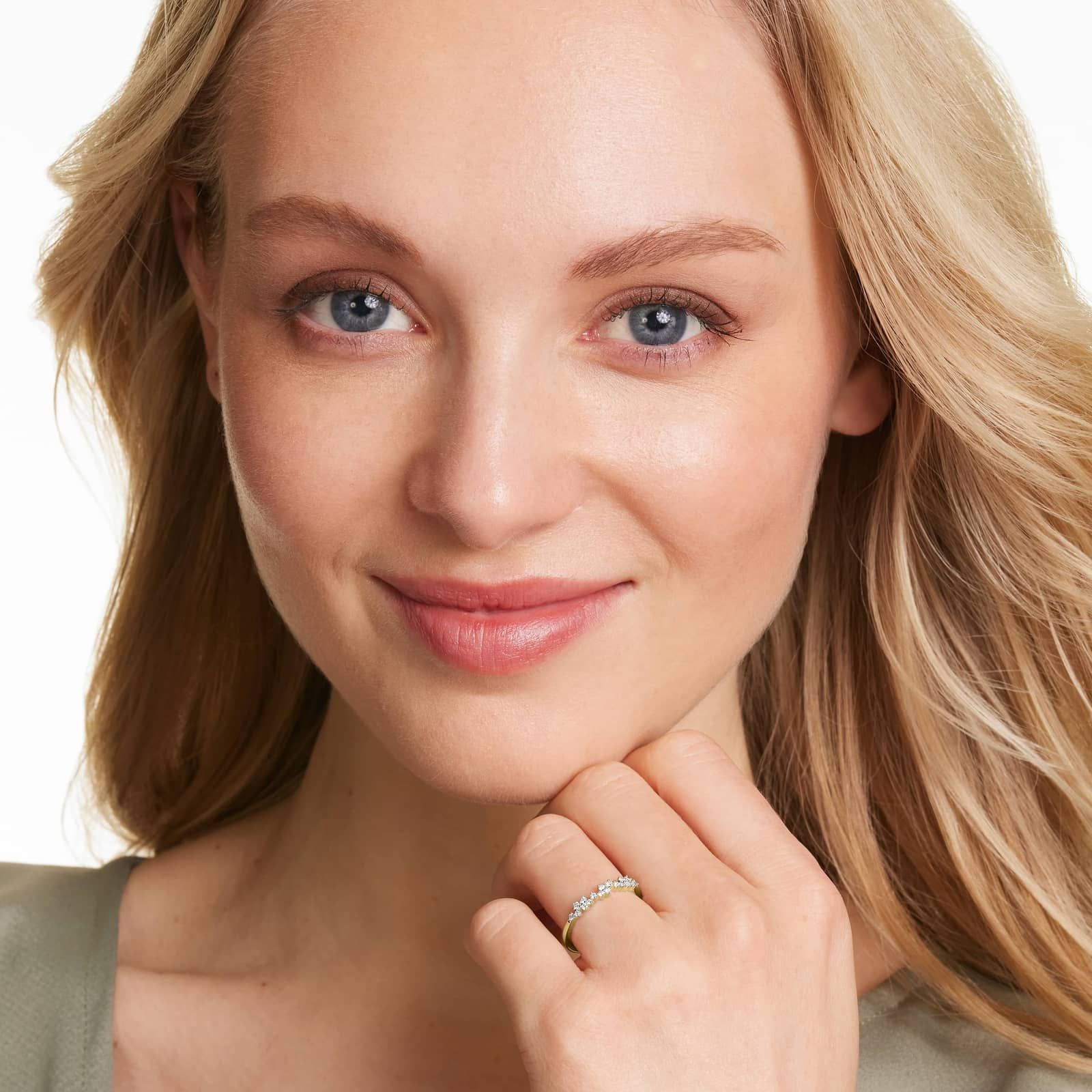 Cosmos Diamond Ring In 14K Yellow Gold