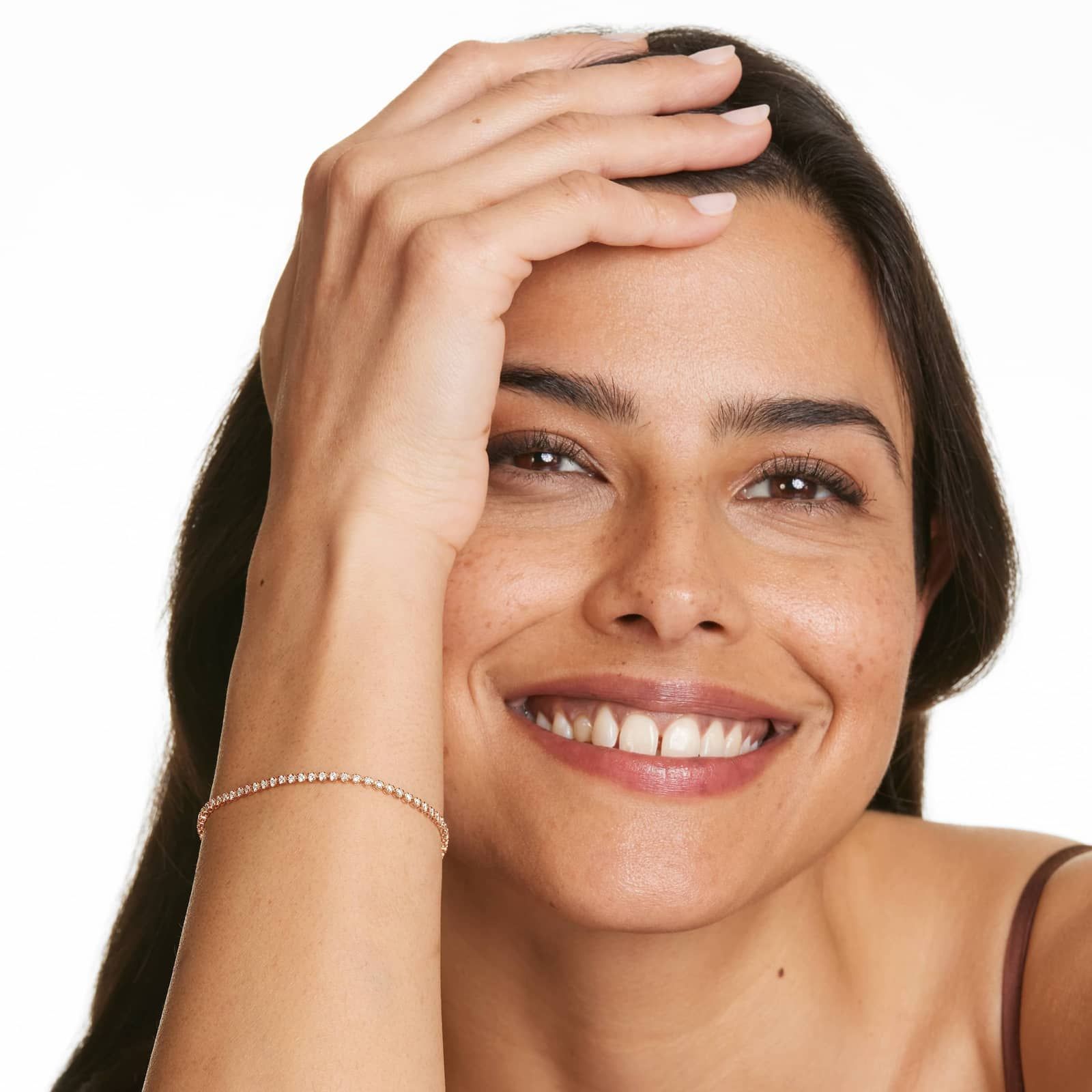 Petite Tennis Bracelet With 1 CTW Diamonds In 14K Rose Gold