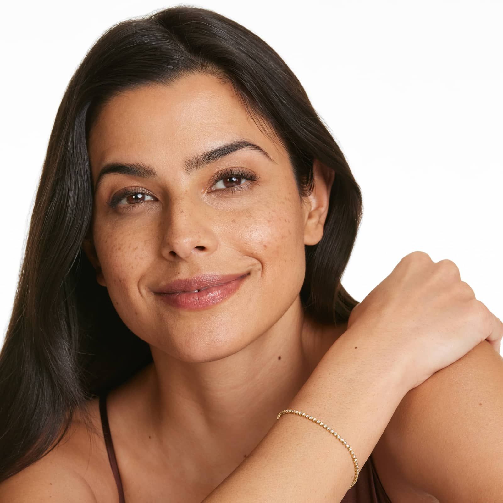 Petite Tennis Bracelet With 1 CTW Diamonds In 14K Yellow Gold