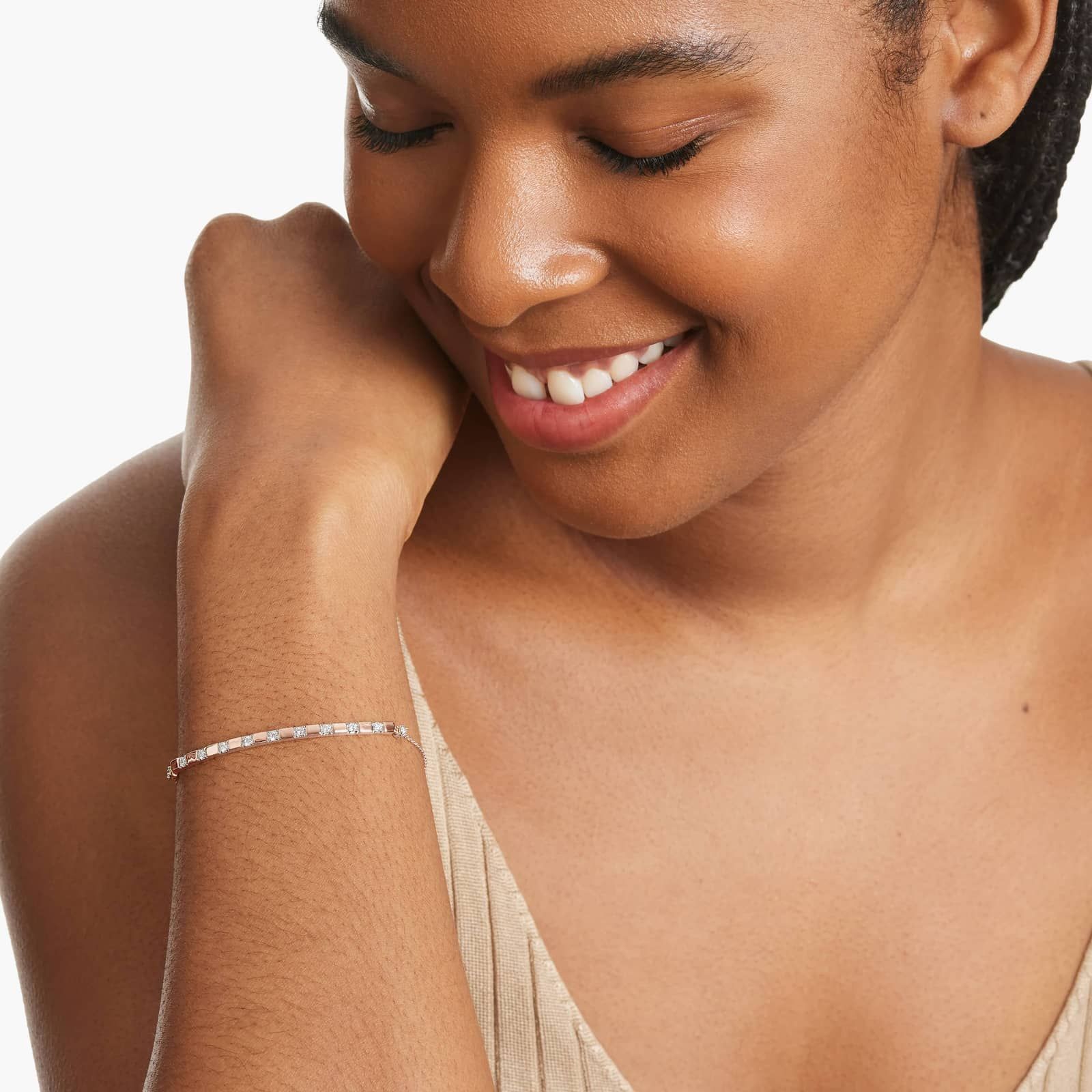 Abyss Lab-Grown Diamond Bracelet In 14K Rose Gold