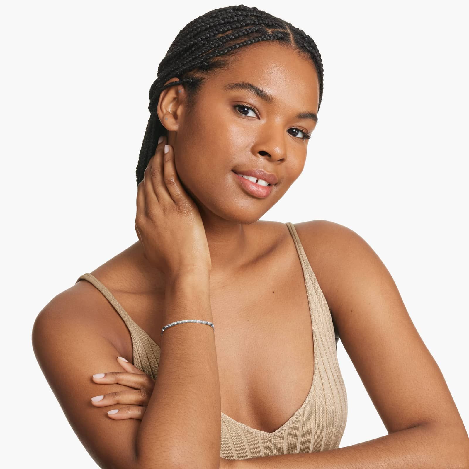 Abyss Lab-Grown Diamond Bracelet In 14K White Gold