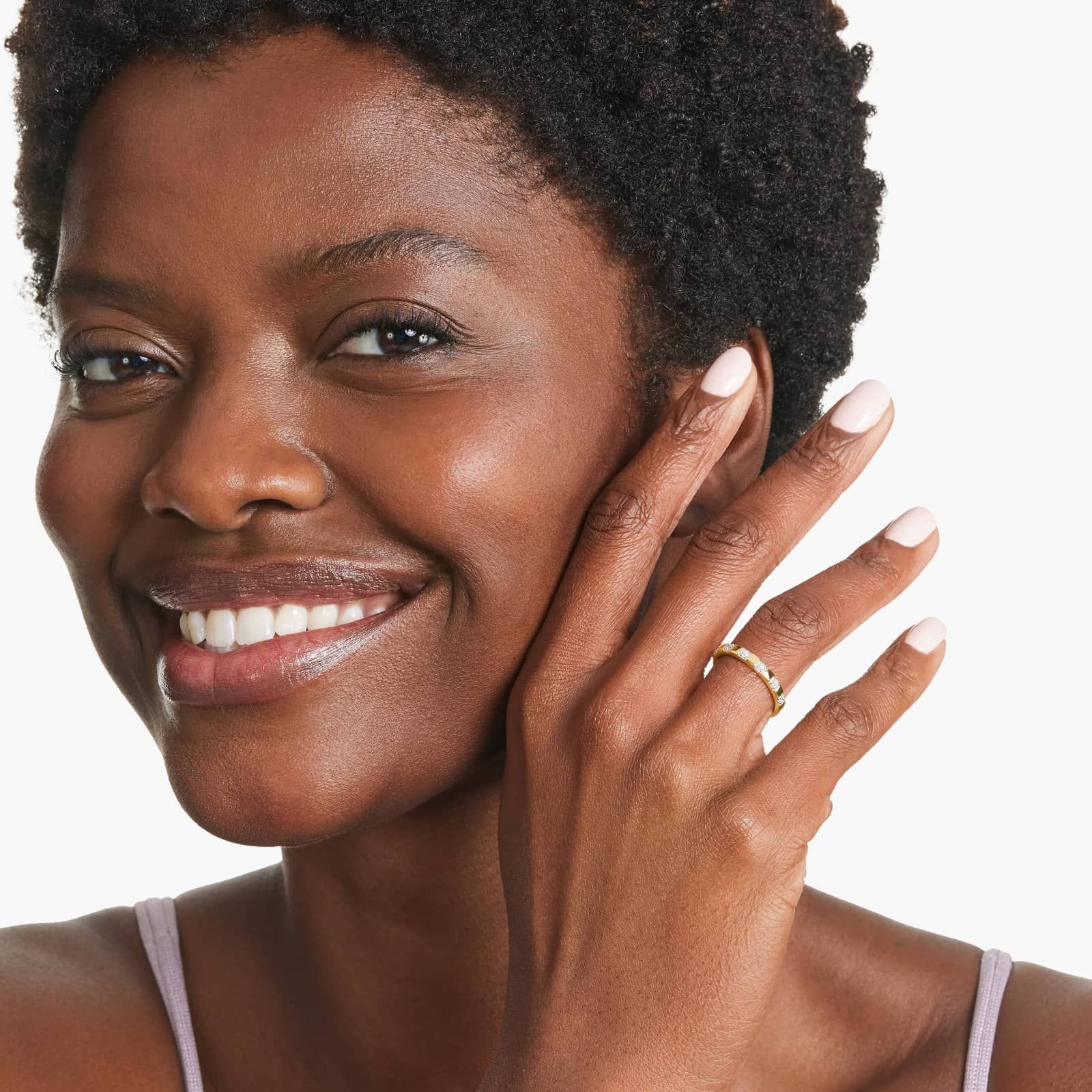 Abyss Lab-Grown Diamond Band In 14K Yellow Gold