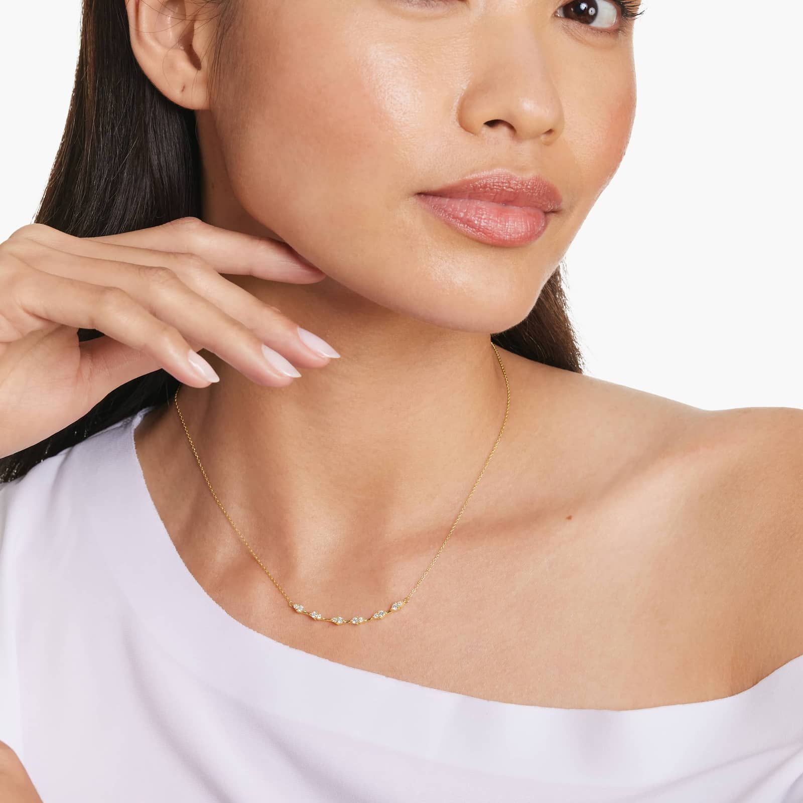 Luminance Lab-Grown Diamond Necklace In 14K Yellow Gold