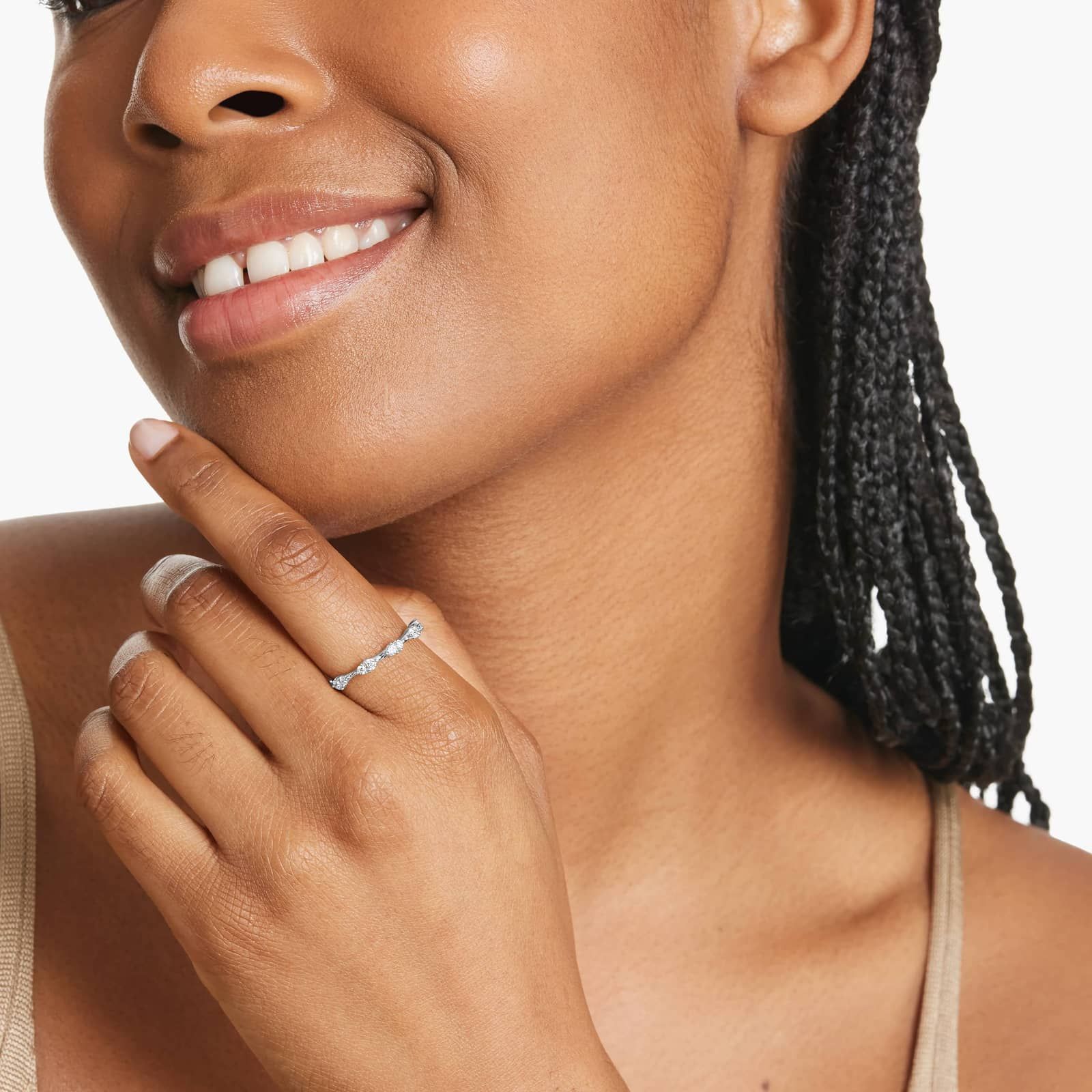 Luminance Lab-Grown Diamond Ring In 14K White Gold