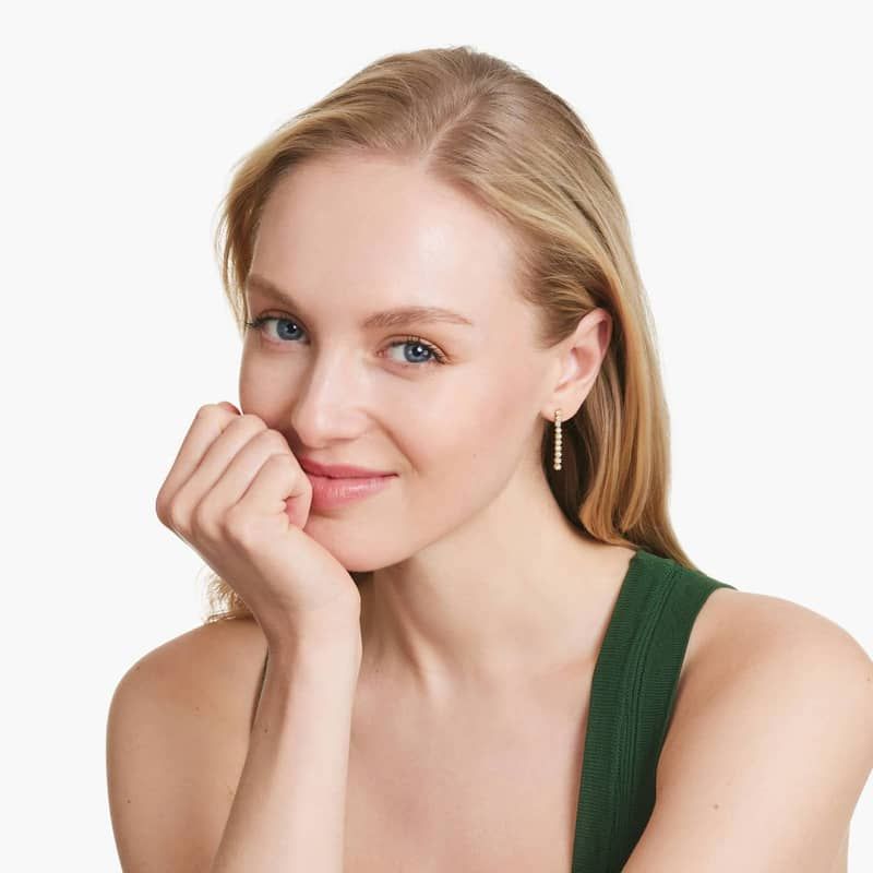 Aura Lab-Grown Diamond Drop Earrings In 14K Yellow Gold