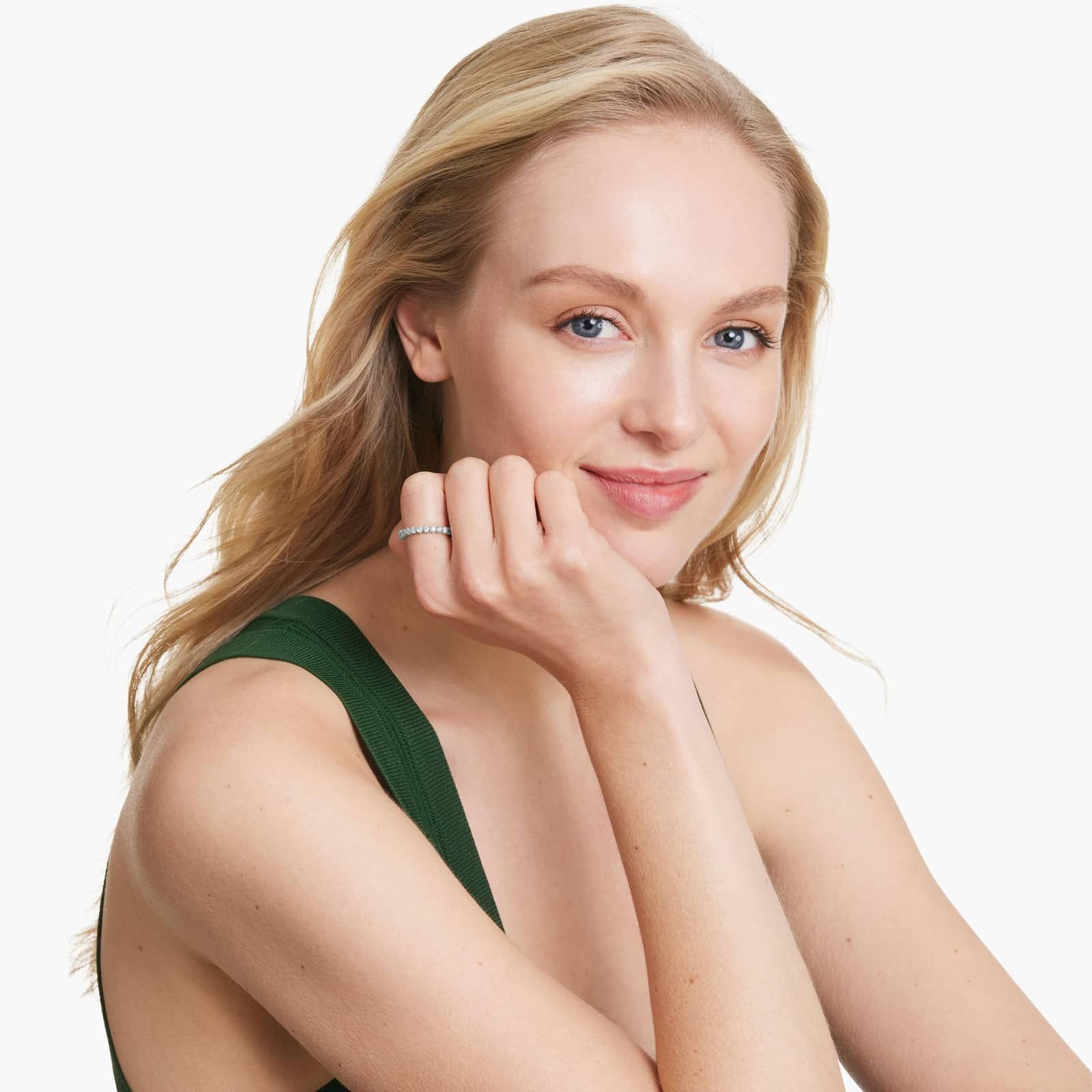 Aura Lab-Grown Diamond Ring In 14K White Gold