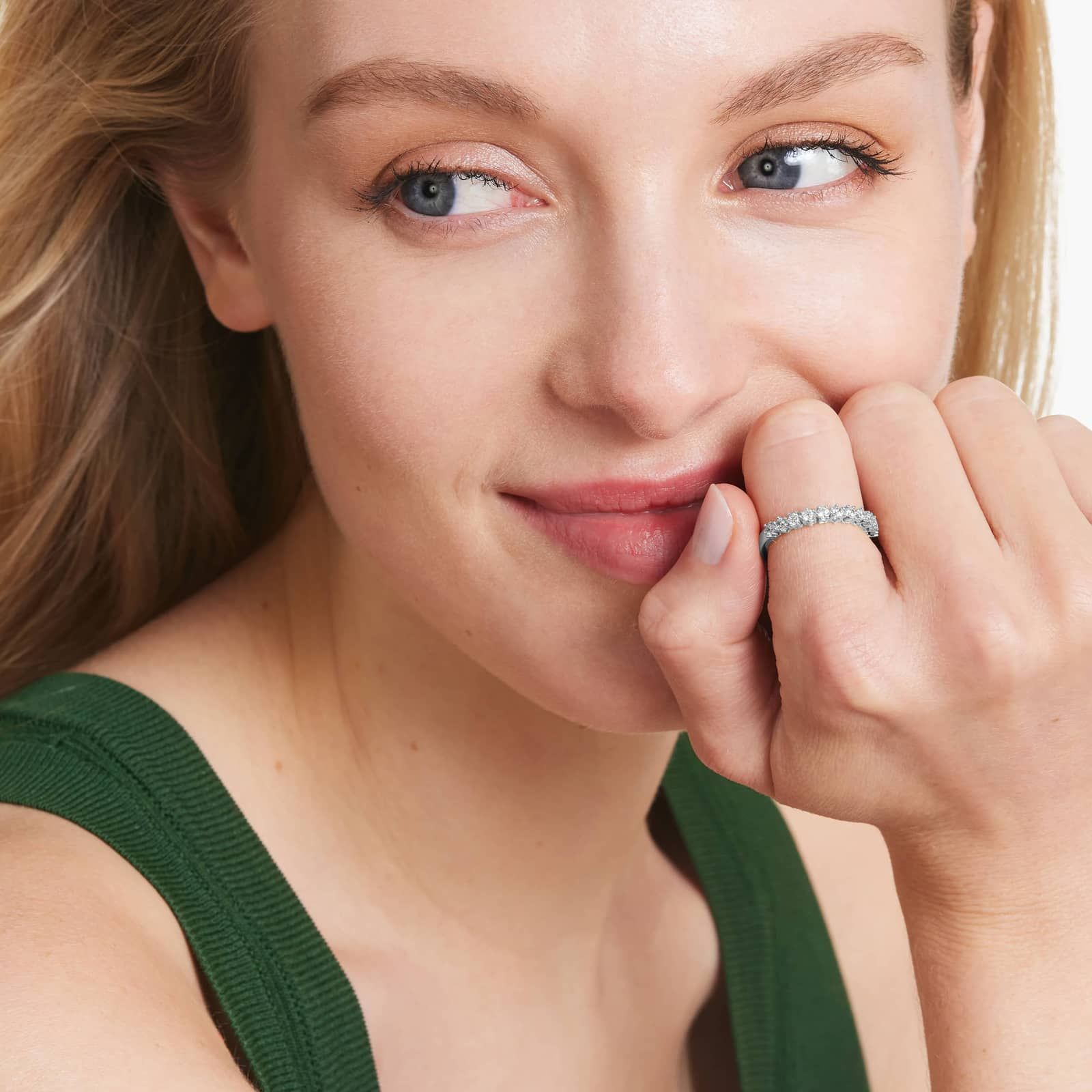 Aura Lab-Grown Diamond Ring In 14K White Gold