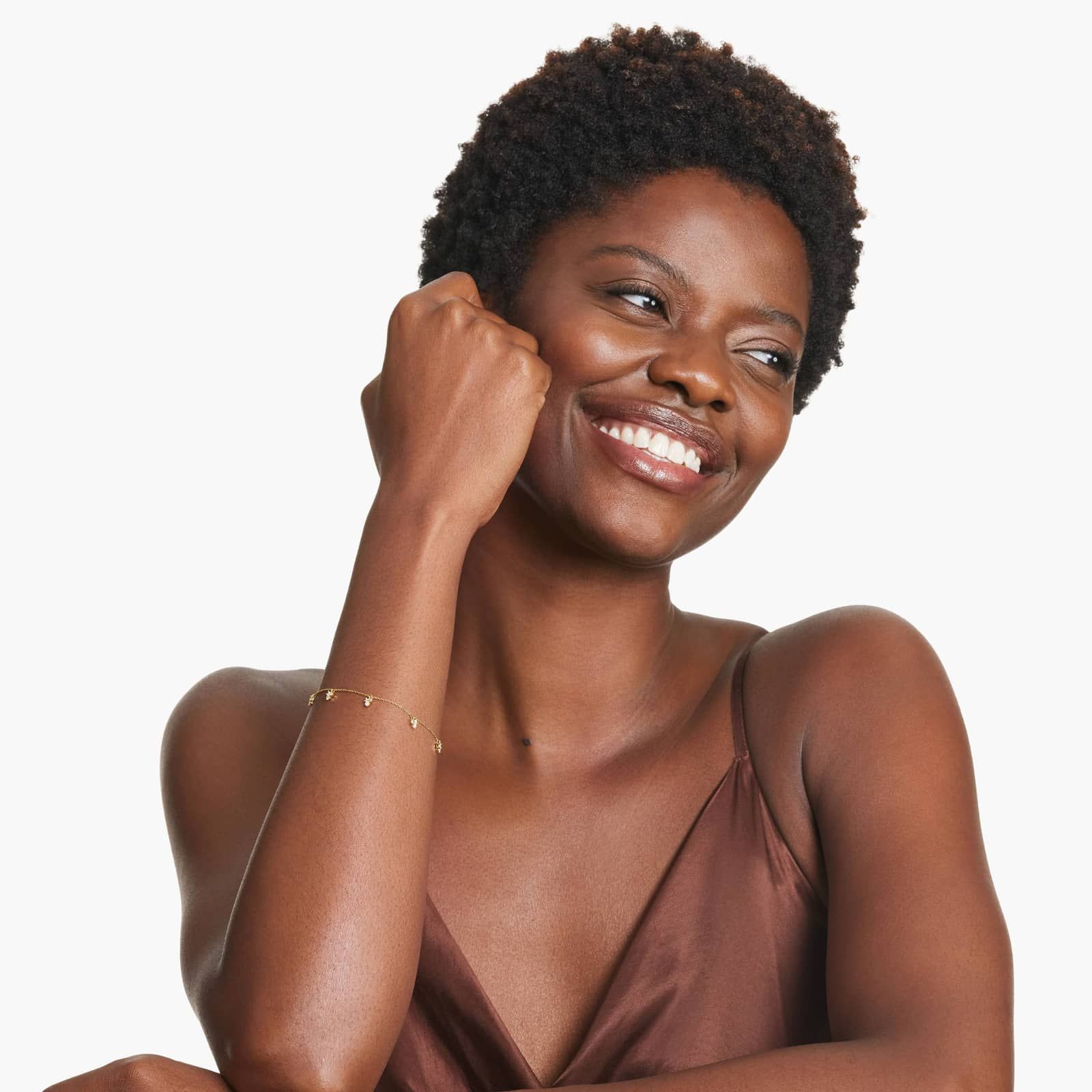 Dazzle Stack Dangle Lab-Grown Diamond Bracelet In 14K Yellow Gold