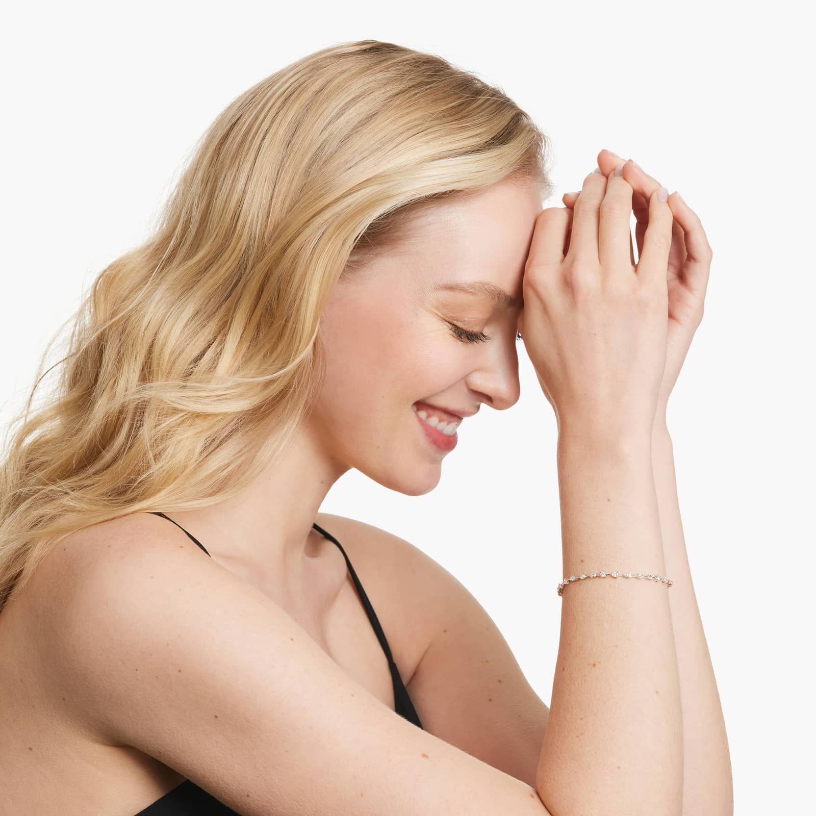 Petite Mix Shapes Lab-Grown Diamond Tennis Bracelet In 14K Rose Gold