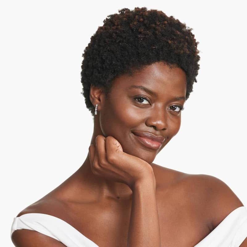 Fancy Spectacle Lab-Grown Diamond Drop Earrings In 14K White Gold