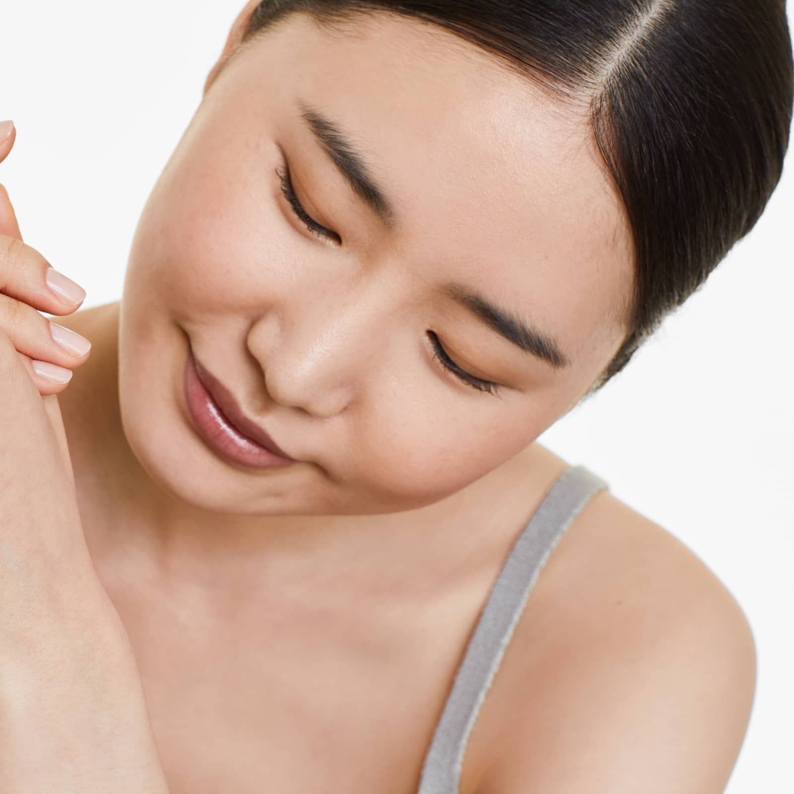 14K Rose Gold Cushion Halo Morganite and Diamond Ring (8.0x8.0mm)