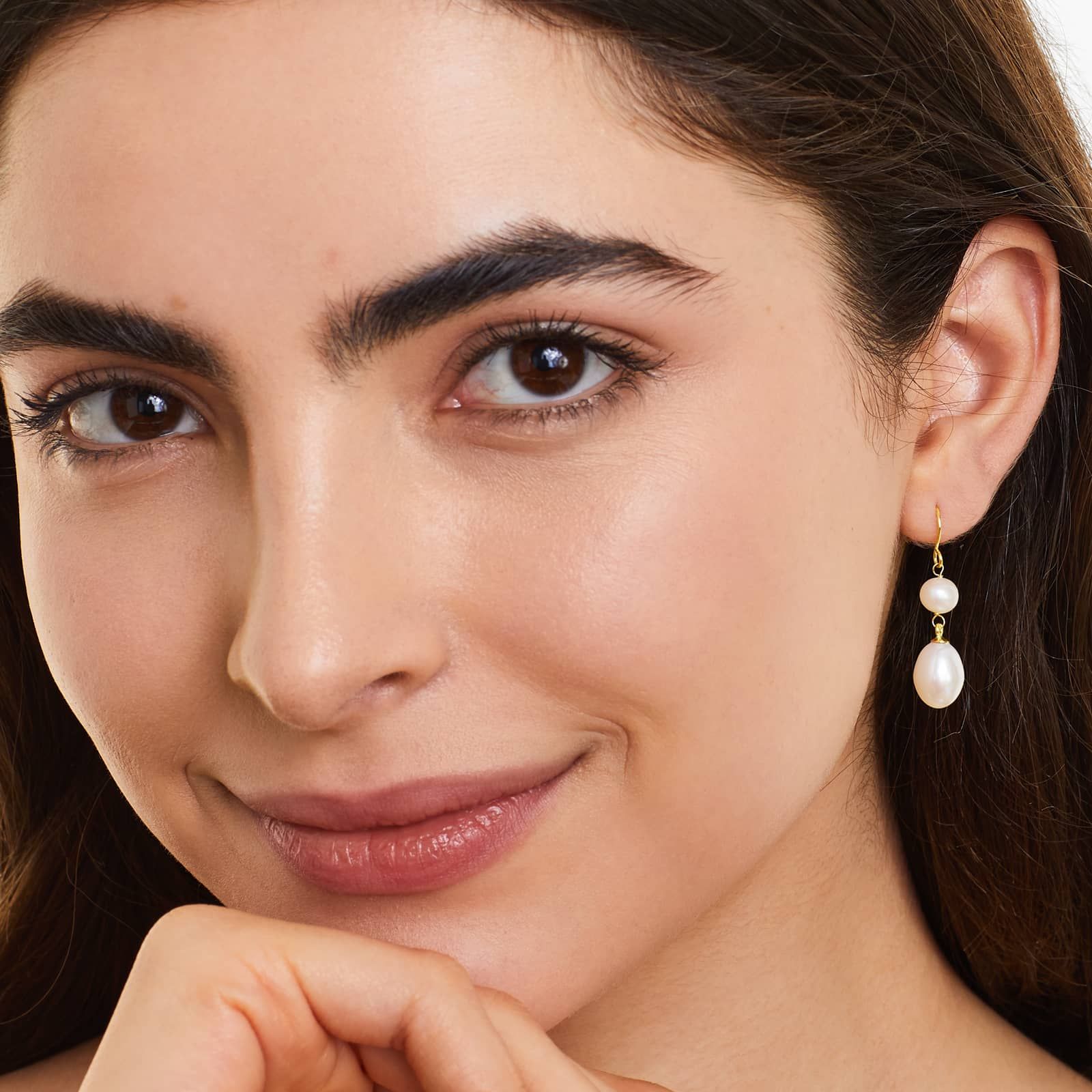 Cultured Freshwater Pearl Drop Earrings In 14K Yellow Gold (5.0-9.0mm)