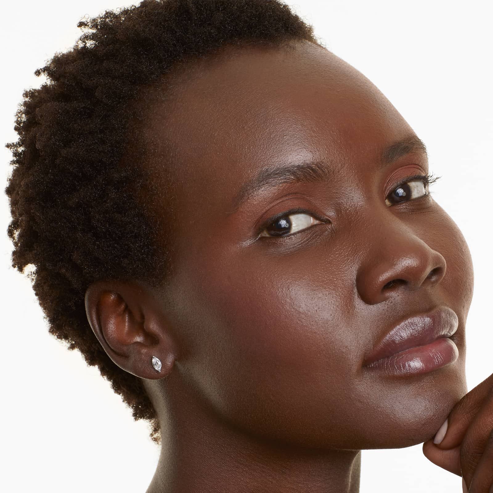 Marquise Cut 0.75 CTW Diamond Stud Earrings In Platinum