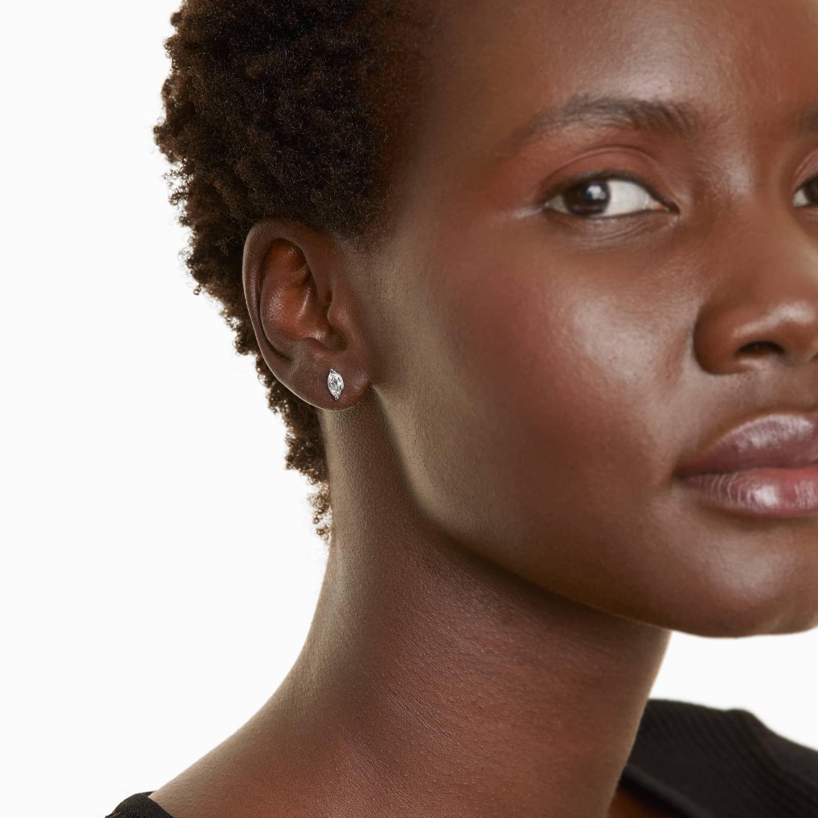 Marquise Cut 0.75 CTW Diamond Stud Earrings In Platinum