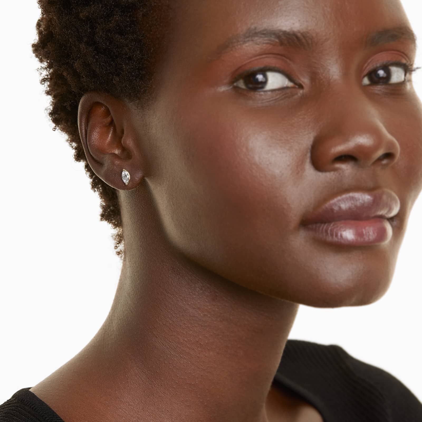 Marquise Cut 0.75 CTW Diamond Stud Earrings In 14K Yellow Gold