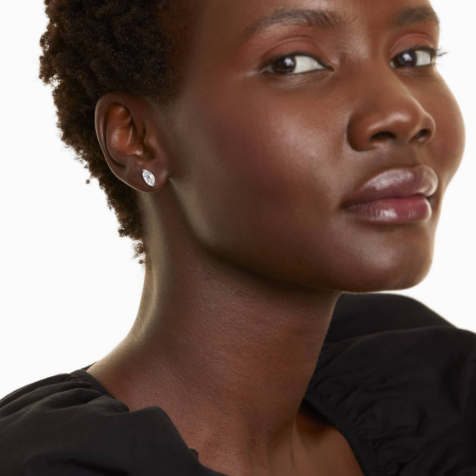 Marquise Cut 1.5 CTW Diamond Stud Earrings In Platinum