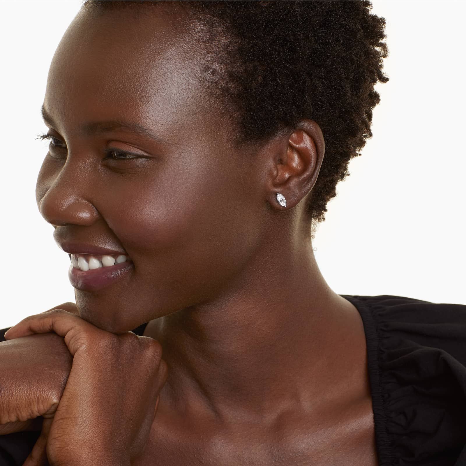 Marquise Cut 1.5 CTW Diamond Stud Earrings In Platinum