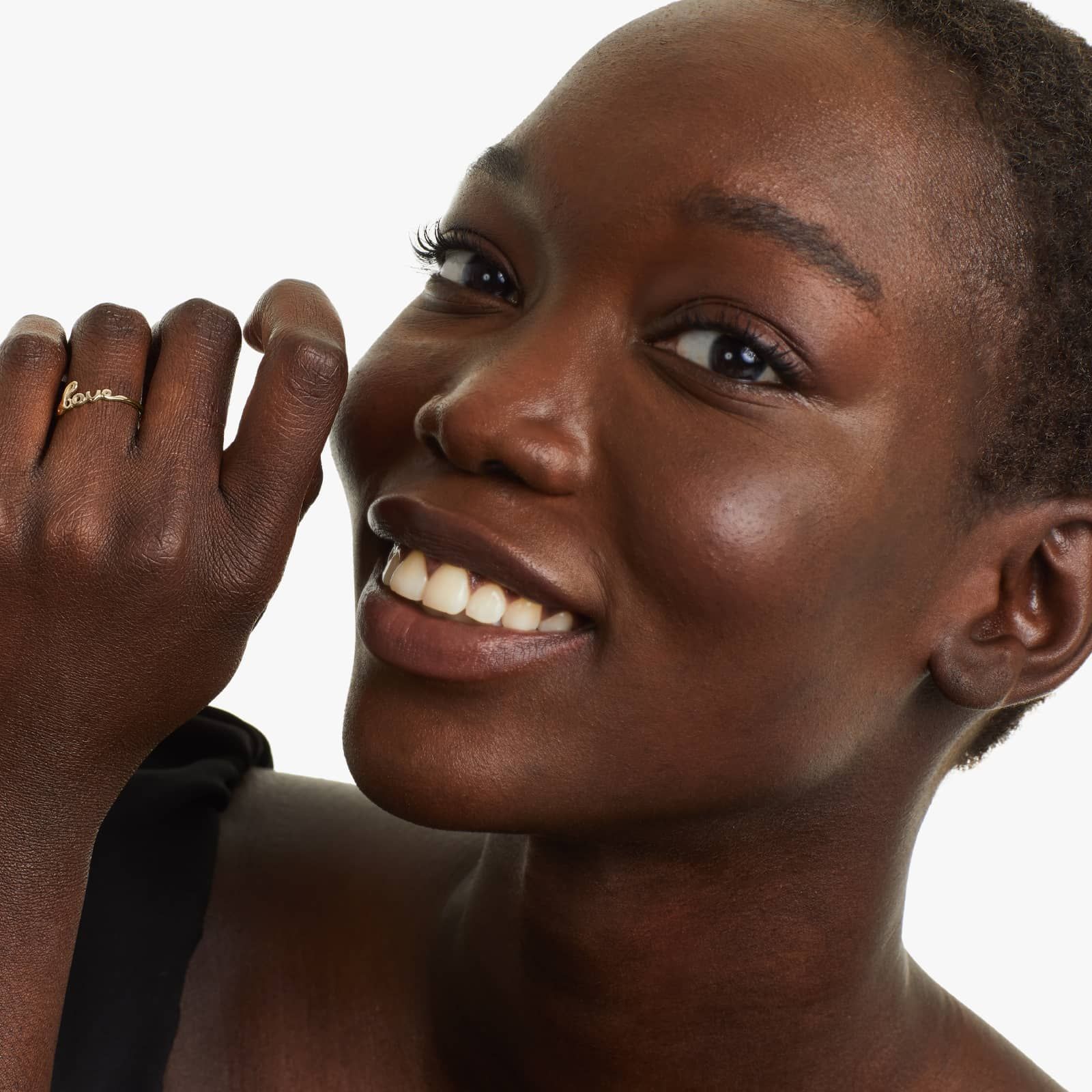 Script Love Ring In 14K Yellow Gold