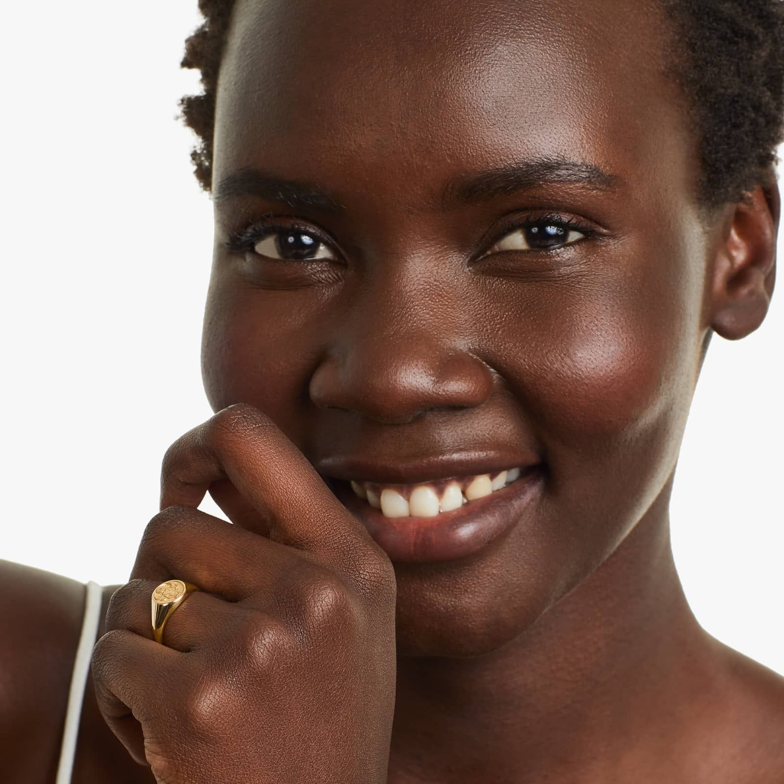 Taurus Zodiac Signet Ring In 14K Yellow Gold