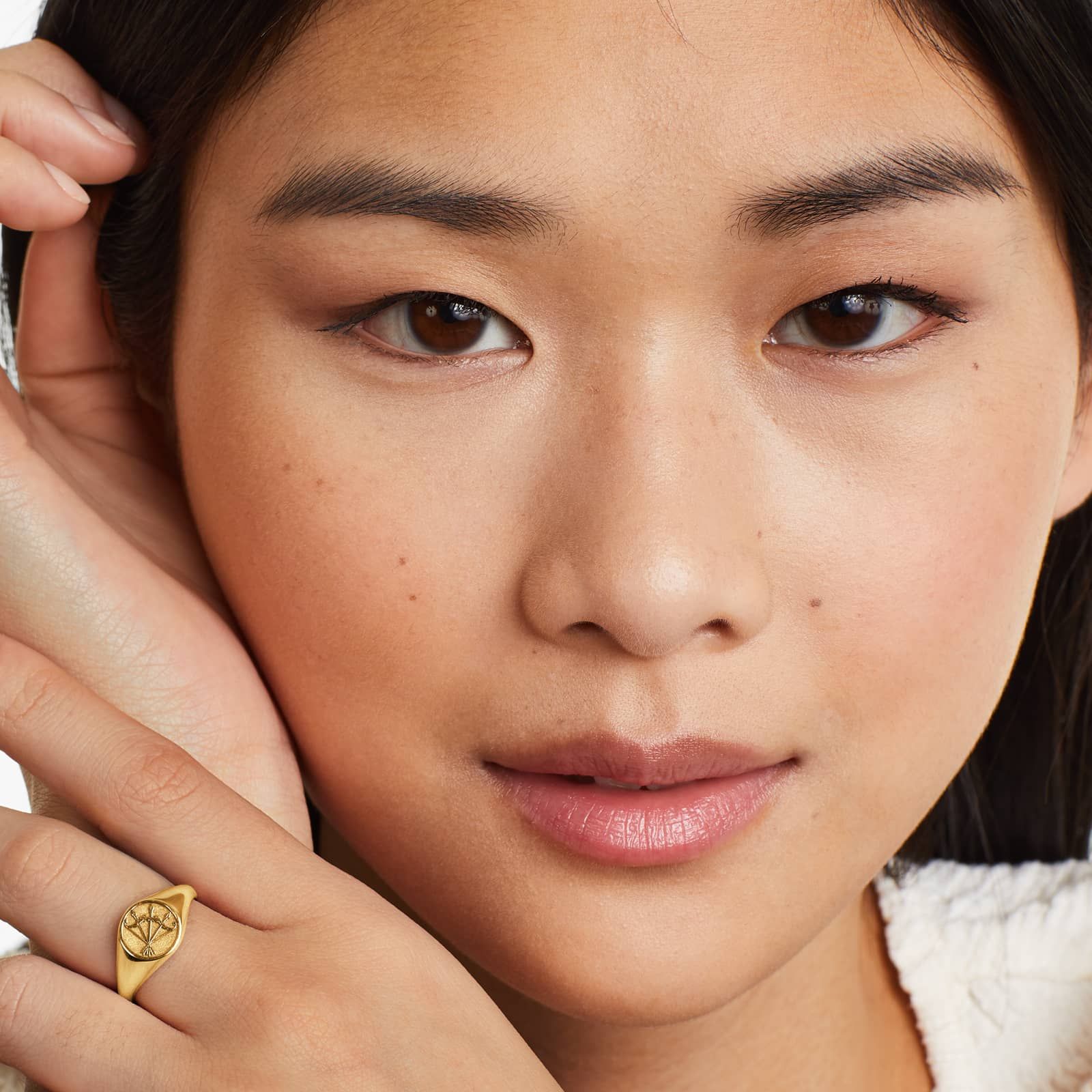 Sagittarius Zodiac Signet Ring In 14K Yellow Gold