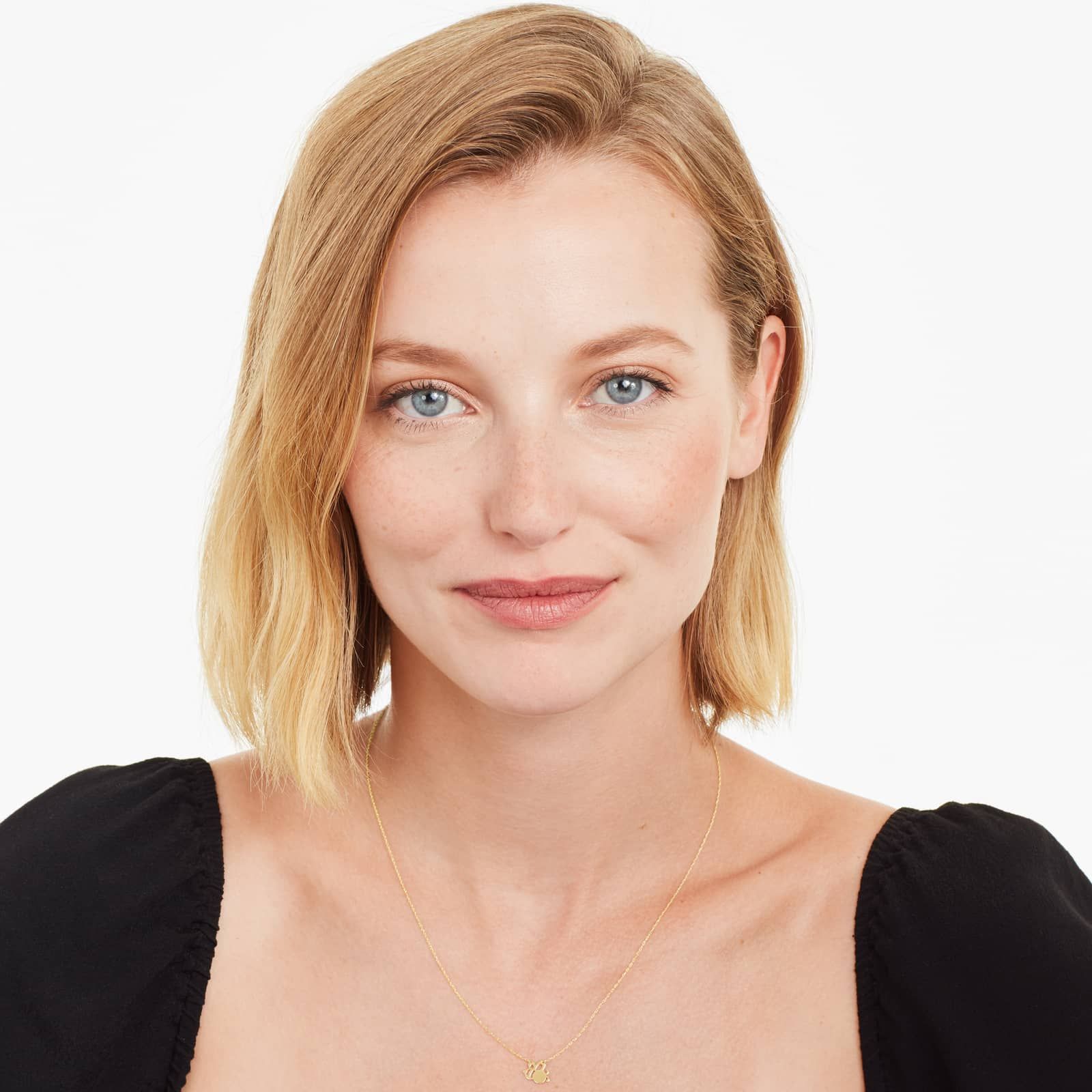 14K Yellow Gold Mini Bee Necklace