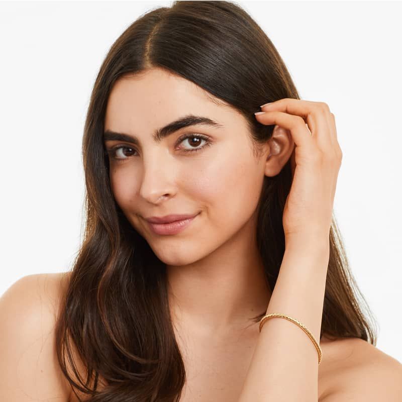 Woven Bracelet In 14K Yellow Gold