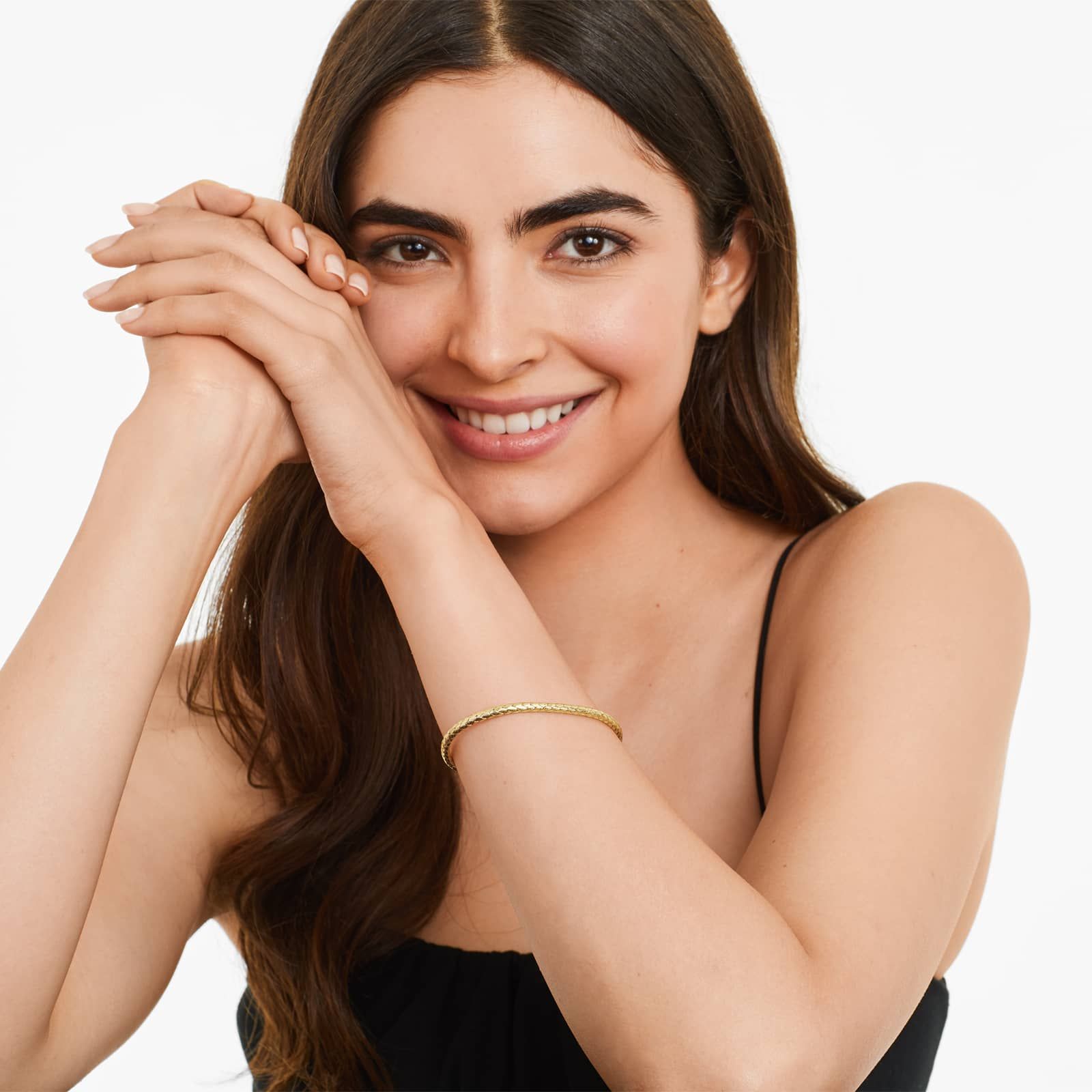 Woven Bracelet In 14K Yellow Gold