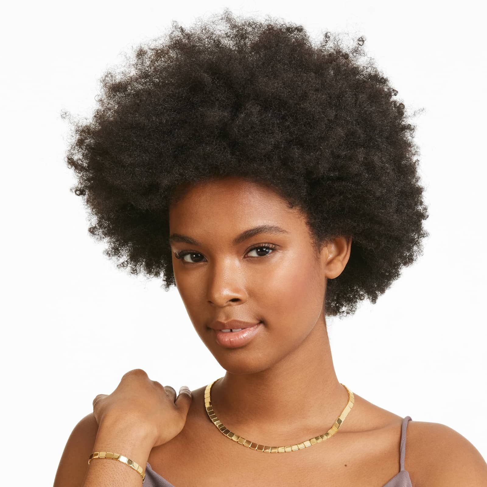 14K Yellow Gold Square Necklace