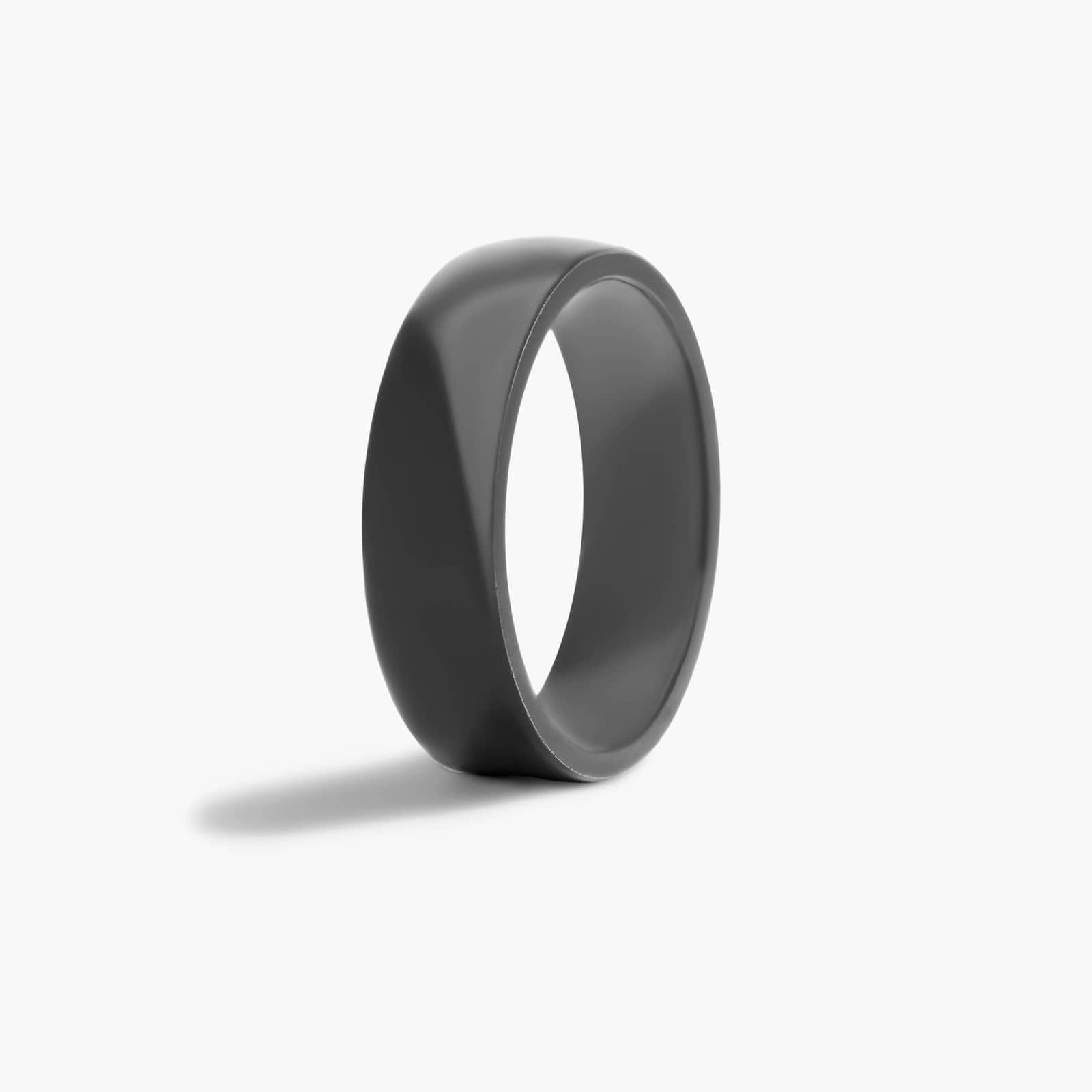 Flat Surface Men's Wedding Band In Tantalum (6.50mm)