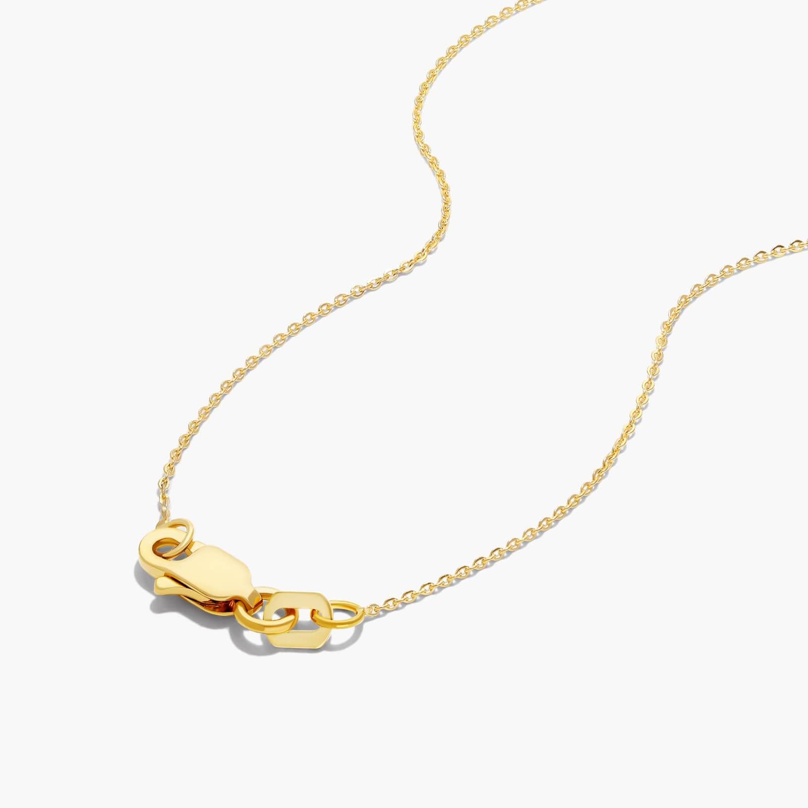 14K Yellow Gold Scallop Basket Diamond Pendant (0.25 CTW - H-I / SI1-SI2)