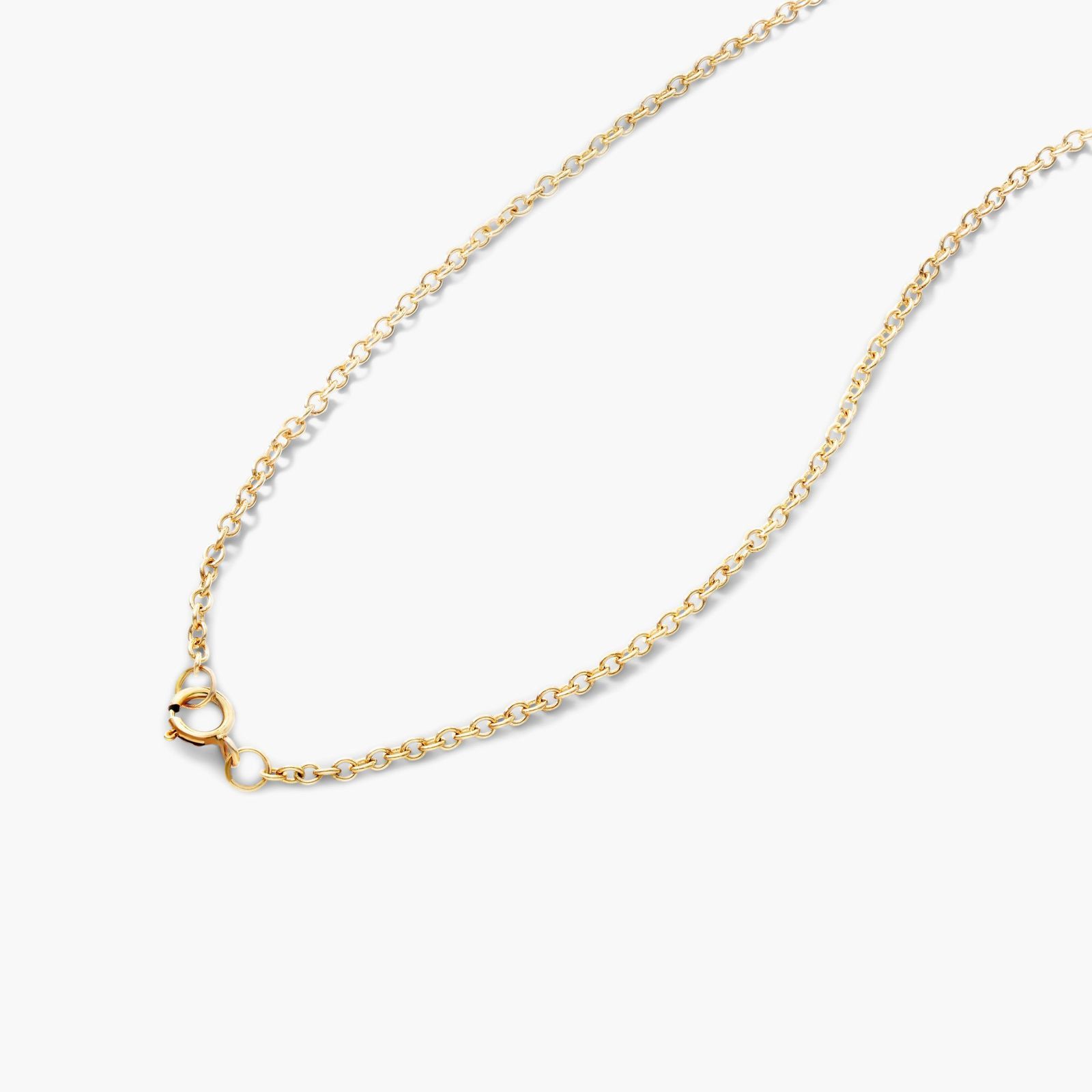 Curving Diamond Bar Necklace In 14K Yellow Gold