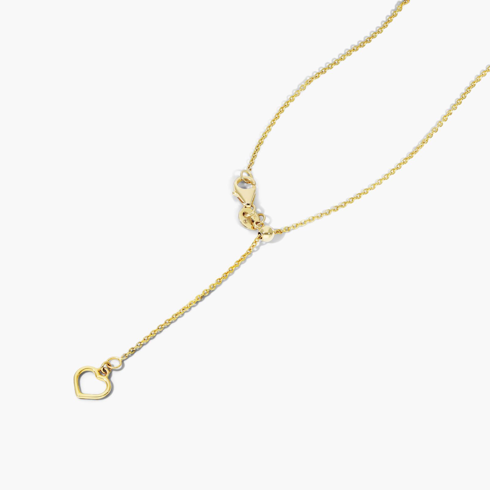 Six Stations Diamond Necklace In 14K Yellow Gold
