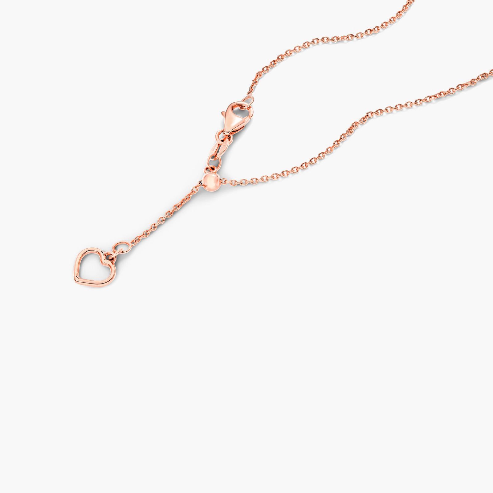 Pavé Butterfly Necklace In 14K Rose Gold