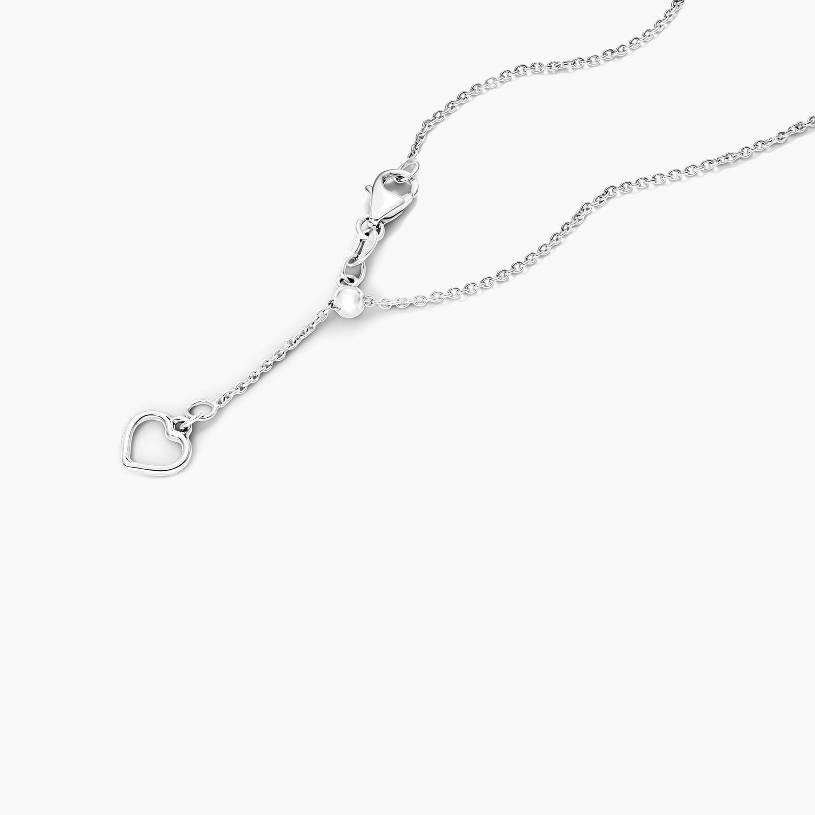 Pavé Butterfly Necklace In 14K White Gold