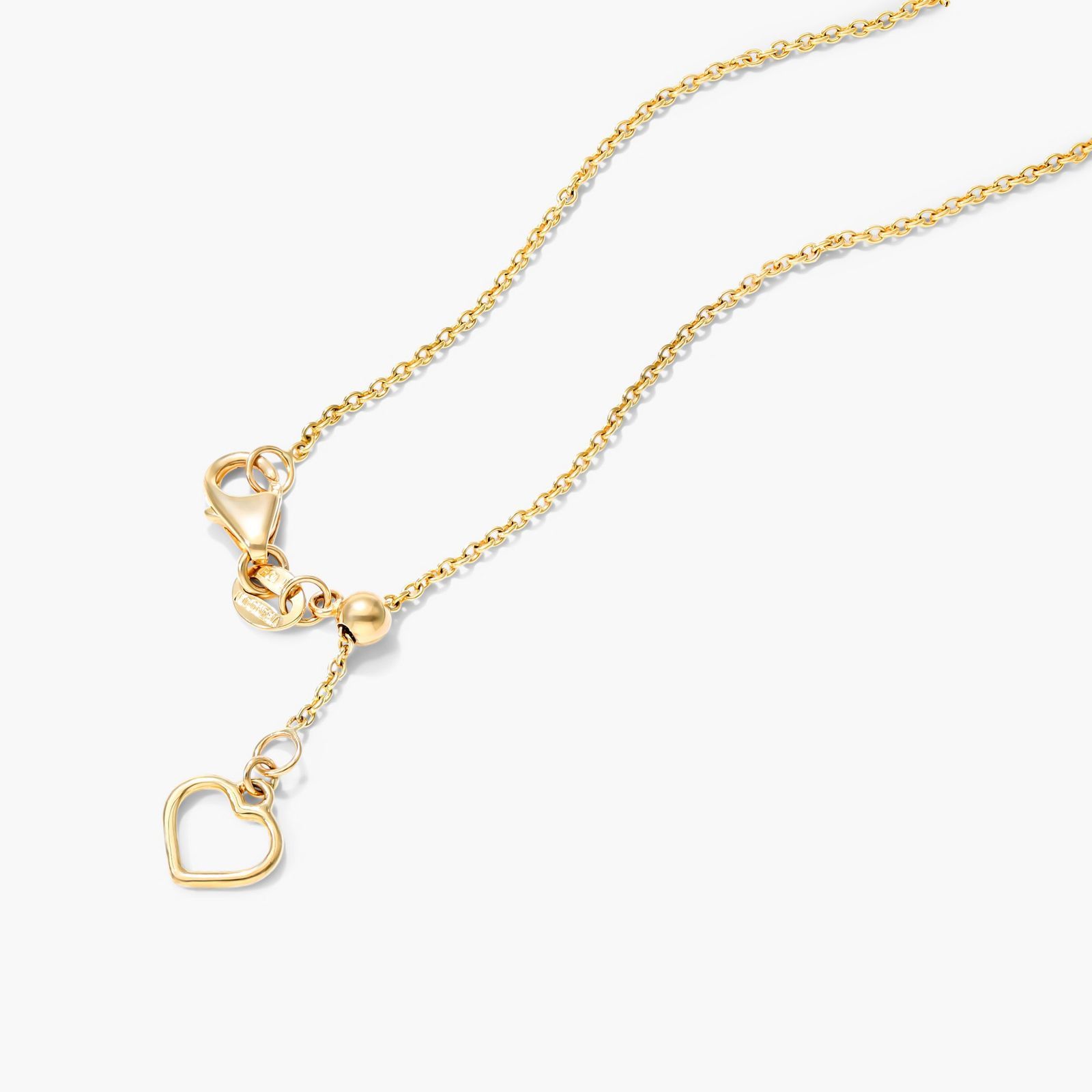 Cushion Halo Cluster Diamond Necklace In 14K Yellow Gold